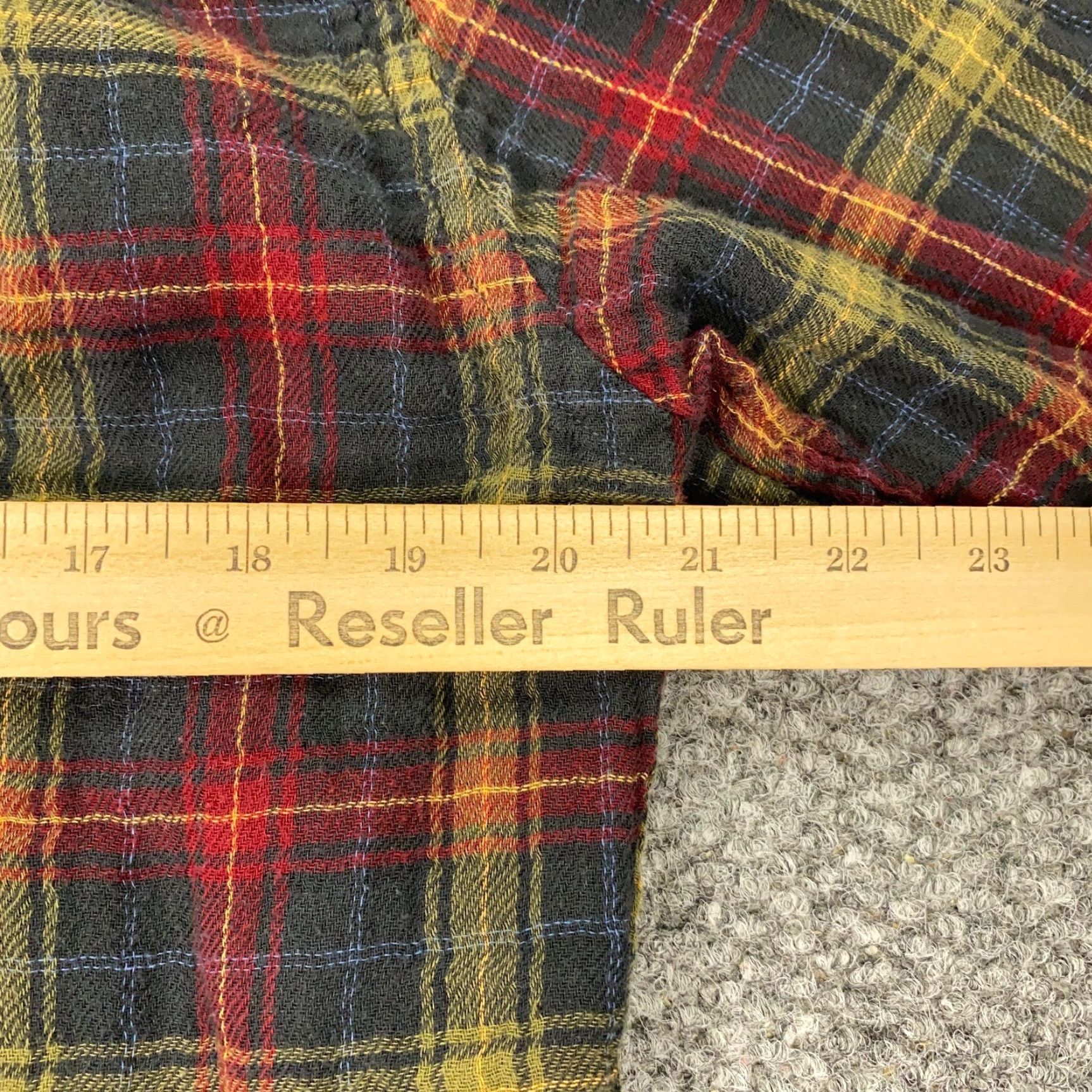 Carbon 2 Cobalt Flannel Shirt Mens Medium Long Sleeve Plaid