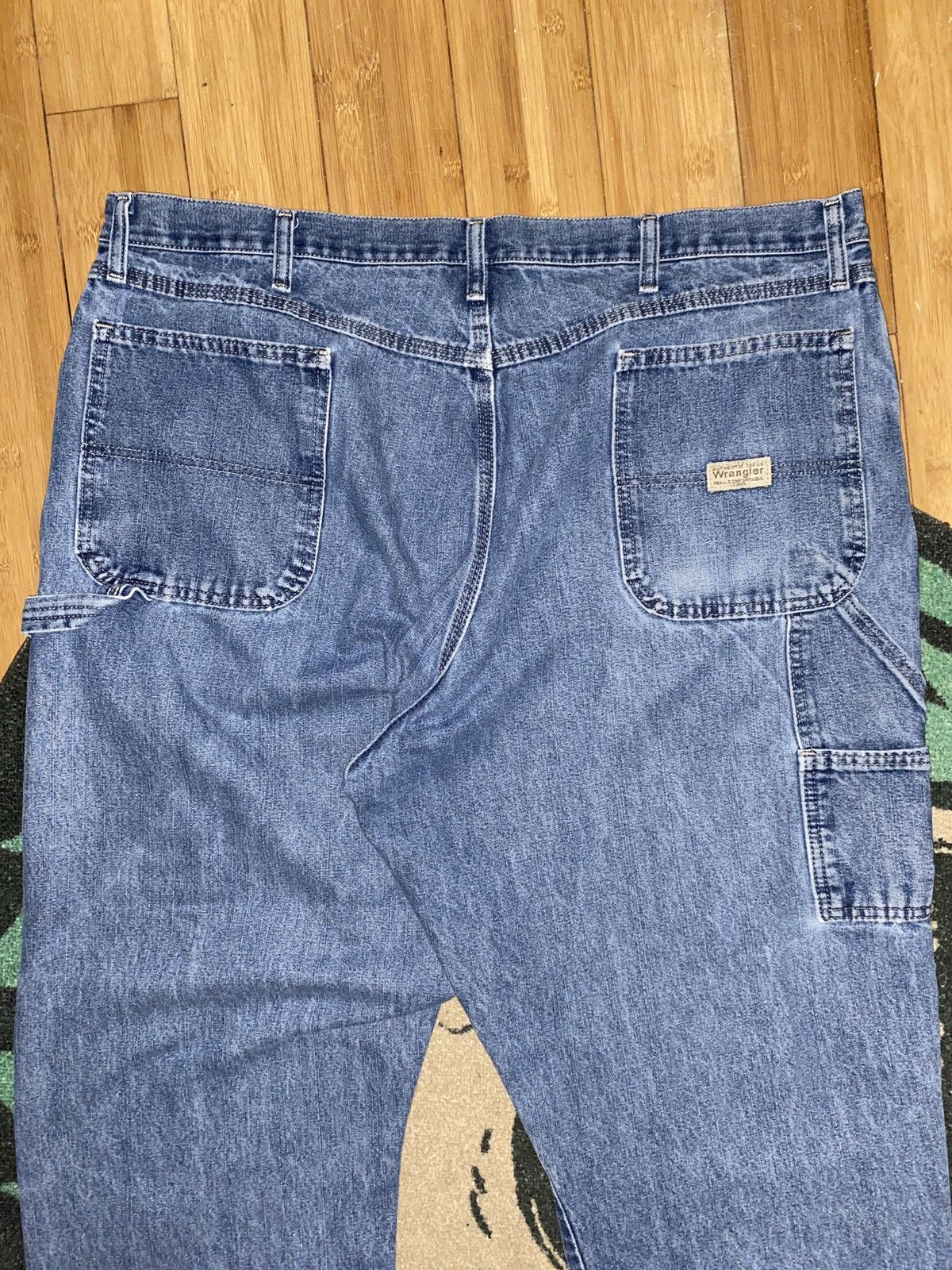 Carhartt Crazy Y2K Baggy Wrangler Carpenter Jeans Size US 42 / EU 58 - 2 Thumbnail