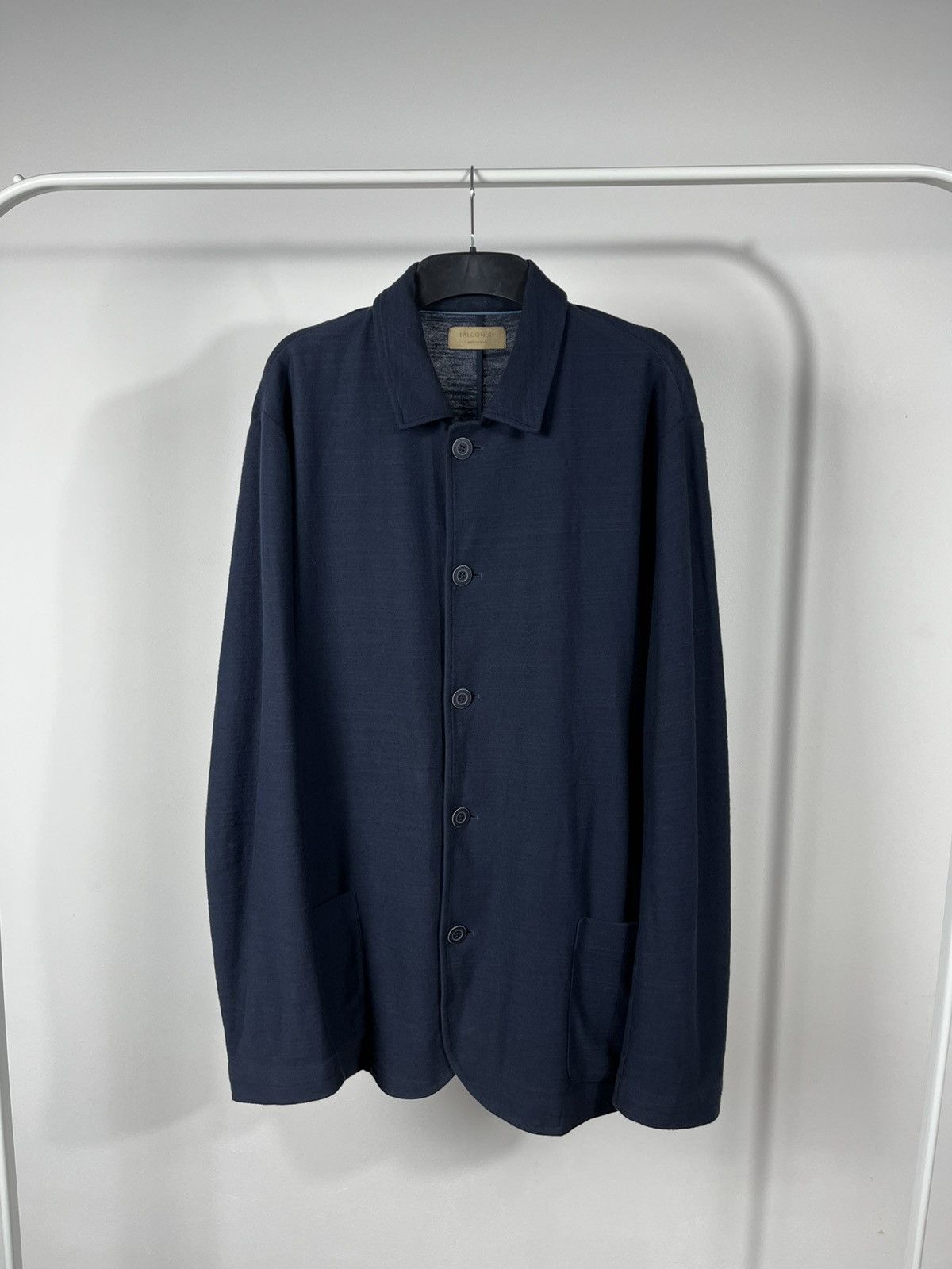 Other Falconeri Made in Italy Navy Blue Cotton Blazer Jacket Size US XL / EU 56 / 4 - 1 Thumbnail