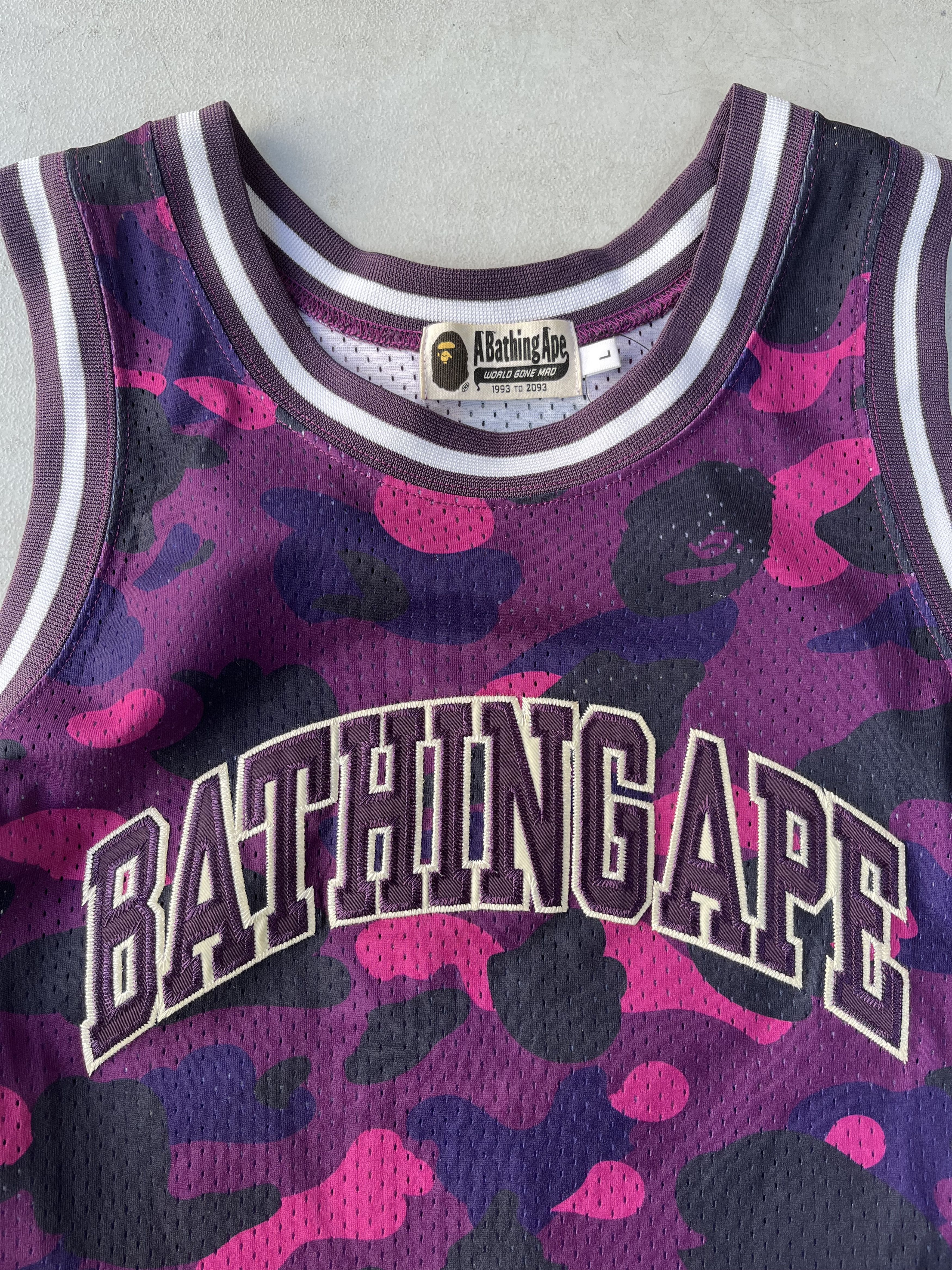 Bape Color Camo Mesh Tank Top Size US L / EU 52-54 / 3 - 3 Thumbnail