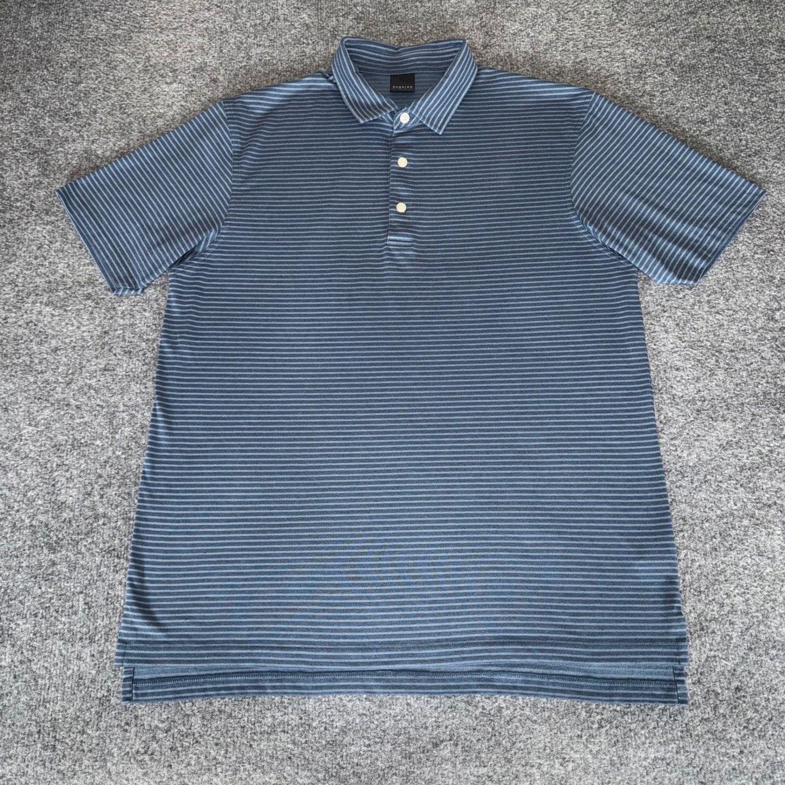 Other Dunning Golf Polo Shirt Mens Large Blue Striped Short Sleeve Size US L / EU 52-54 / 3 - 1 Thumbnail