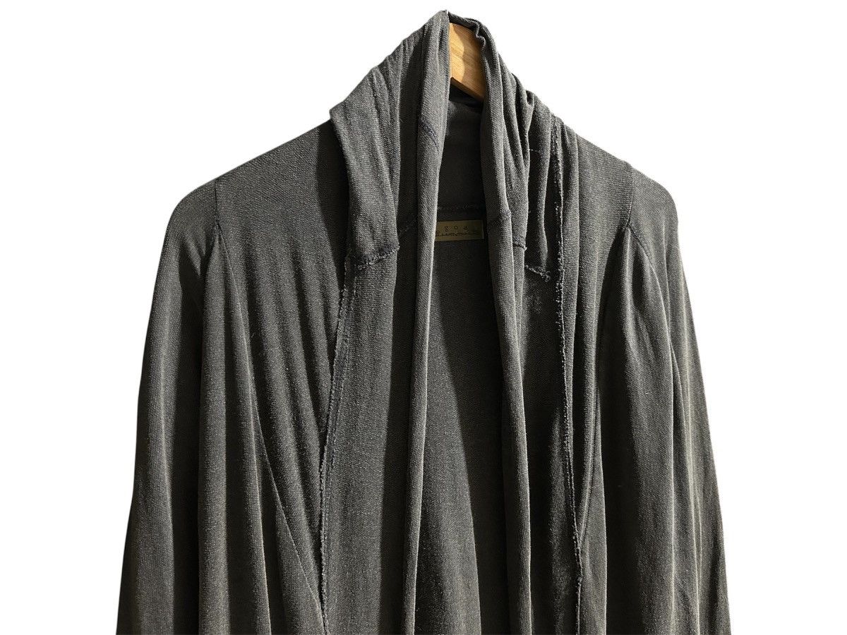 GOA 🔥Y2K Archived Goa Fur Pocket Long Cardigan Shawl Collar Size US XL / EU 56 / 4 - 3 Thumbnail
