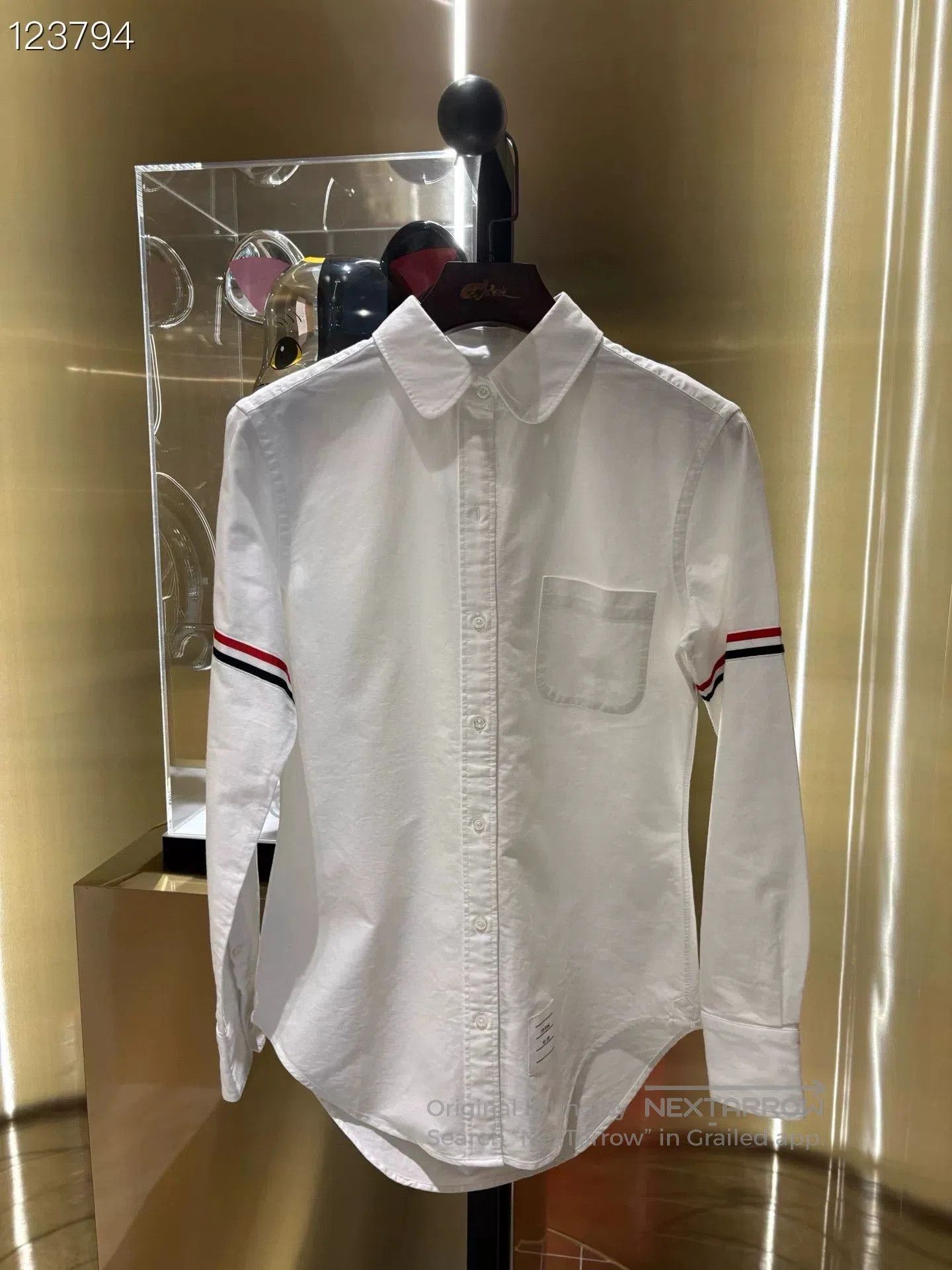 Thom Browne Classic White Oxford Double Sleeve Shirt. Size US XS / EU 42 / 0 - 1 Thumbnail