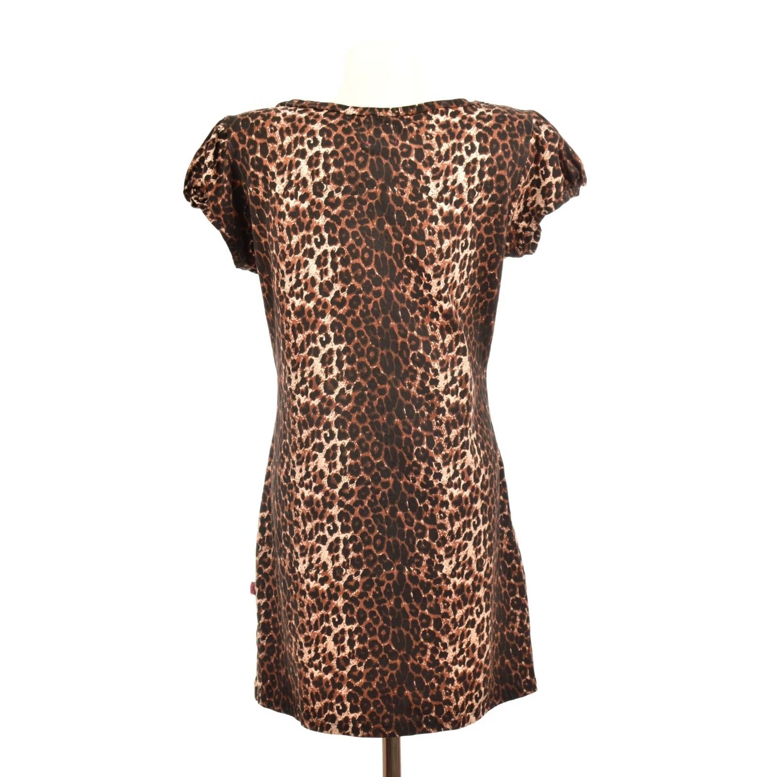 Tripp NYC Tripp NYC Daang Goodman Leopard Leo Mini Dress Made in USA Size L Brown Mini Dress Womens L Leopard Leo 90s Inspired Size L / US 10 / IT 46 - 5 Thumbnail