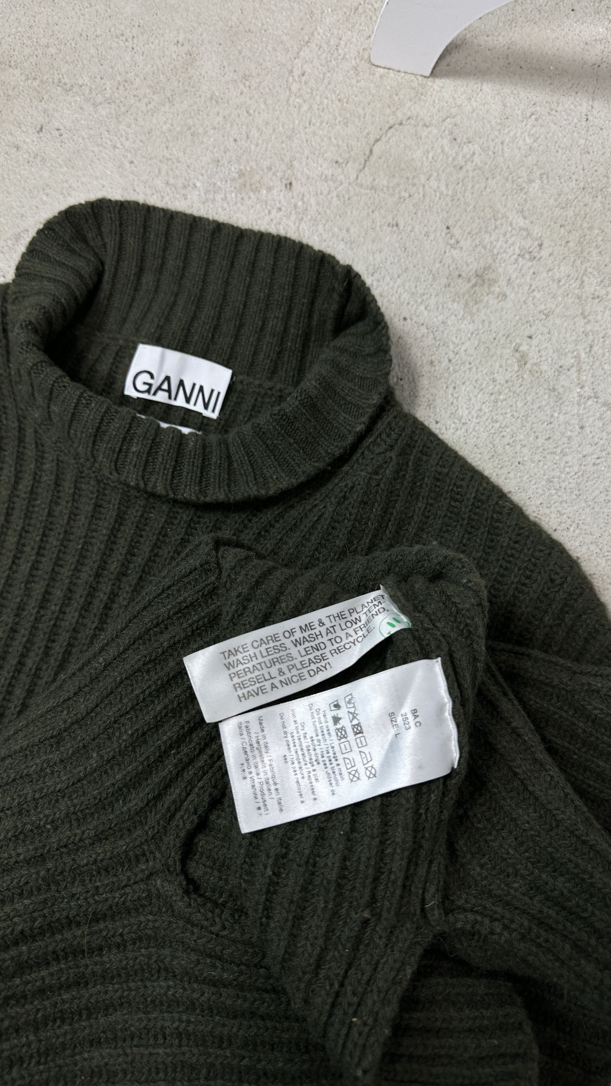 Ganni Vintage Streetwear Ganni Turtleneck Sleeveless Sweater Y2K Size M / US 6-8 / IT 42-44 - 5 Thumbnail