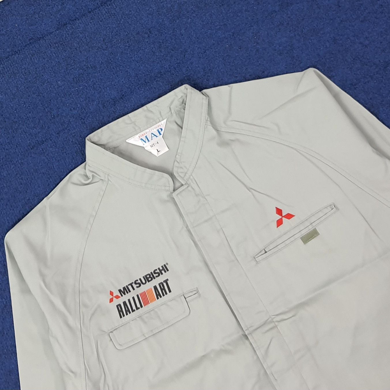 Japanese Brand Vintage Mitsubishi RalliArt Racing Sports Jacket C246N22 Size US M / EU 48-50 / 2 - 3 Thumbnail