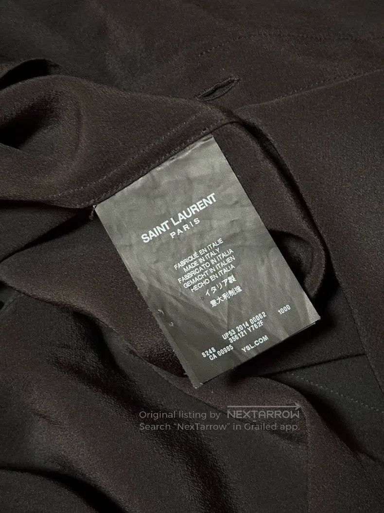 Saint Laurent Paris Saint Laurent Paris Leopard Print Patchwork Shirt Size XS / US 0-2 / IT 36-38 - 7 Thumbnail
