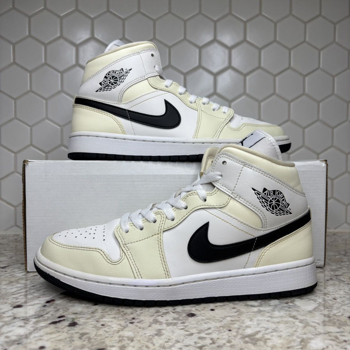 Jordan Brand Size 10W/8.5M - Jordan 1 Mid Coconut Milk Wmn CLEAN No Box Size US 10 / IT 40 - 1 Thumbnail