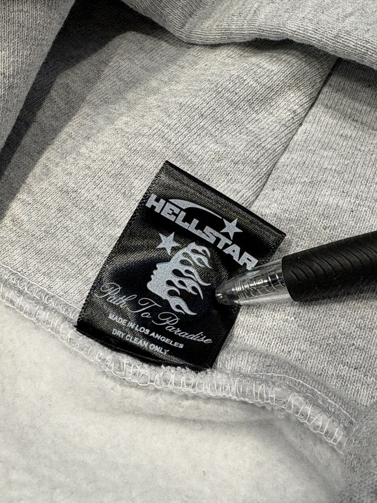 HELLSTAR “SPEED HOODIE” - SIZE M - (ASH GREY)