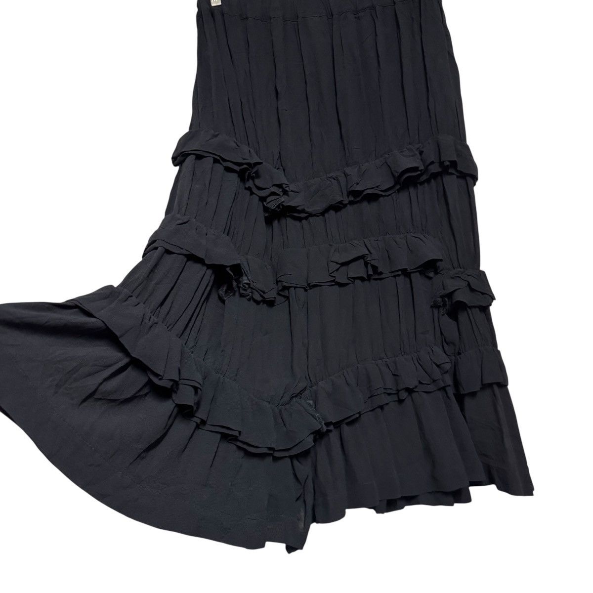Comme Des Garcons Deconstructed Asymmetrical Ruffle Skirt