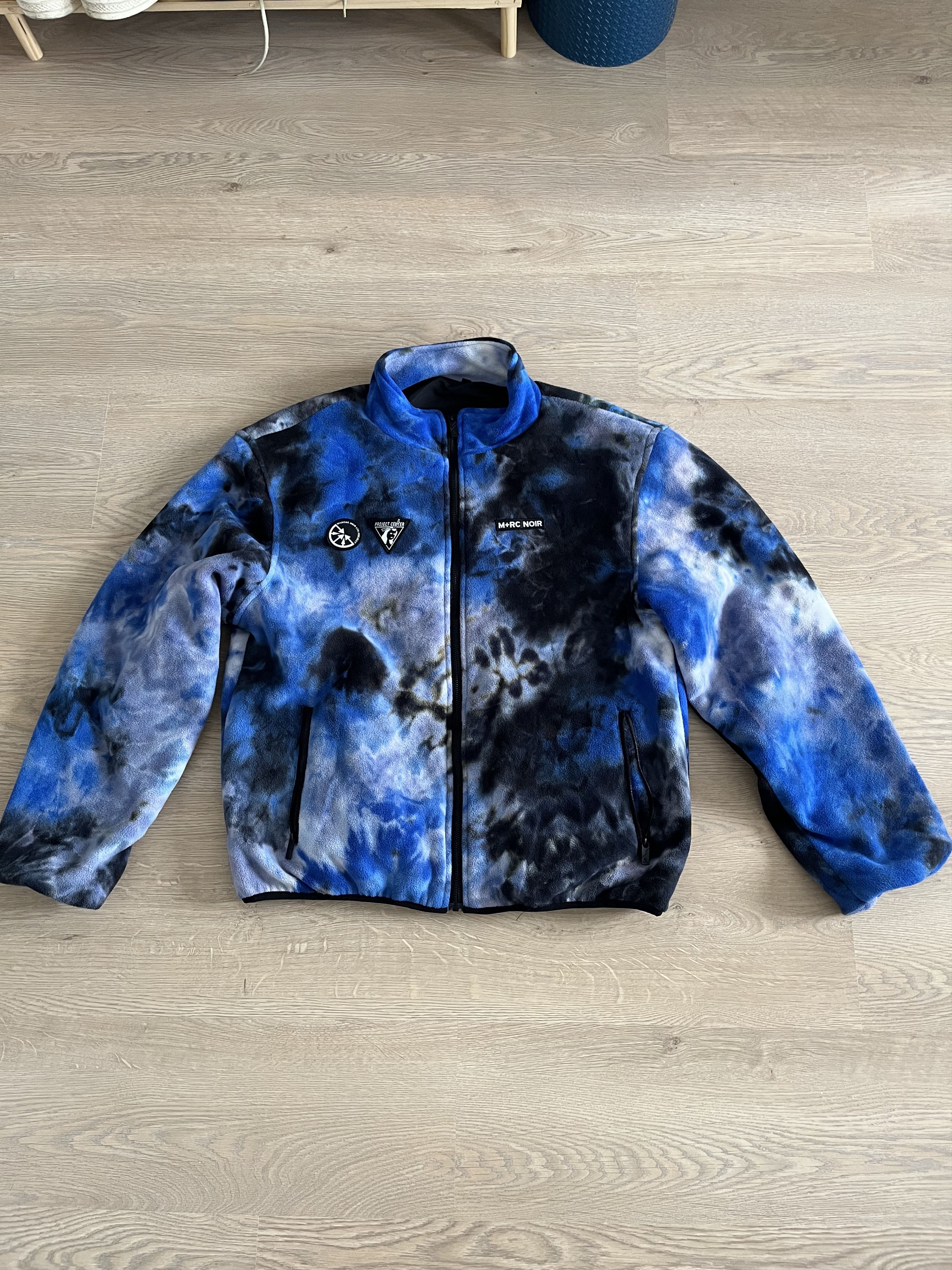 image of M Rc Noir M+Rc Noir Fleece Jacket in Blue, Men's (Size Medium)