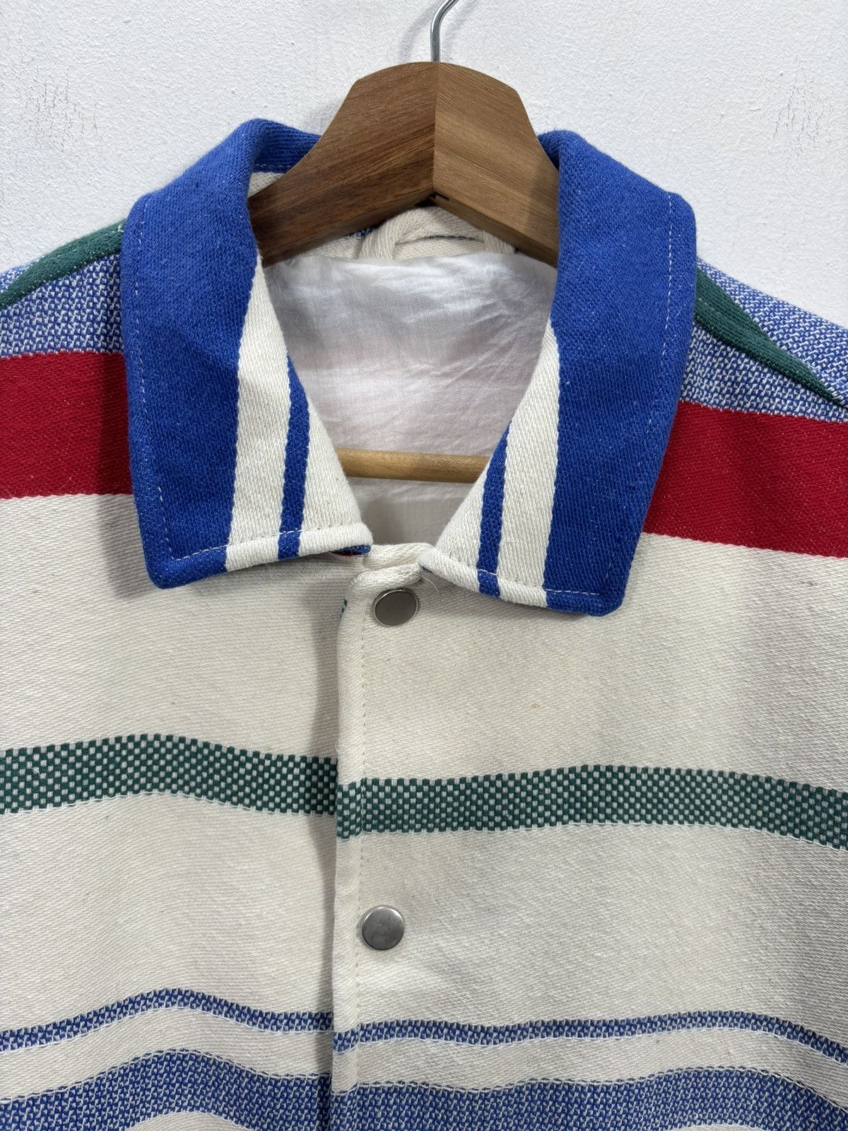 Zara ZARA Button-up Striped Multicolored Jacket M P22 L26 Size US M / EU 48-50 / 2 - 7 Thumbnail