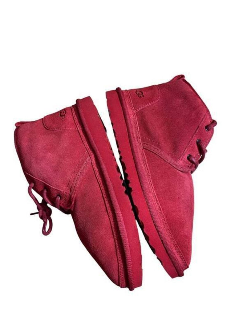 Ugg UGG's Neumel Red Suede Boots USM 6 USW 7 MSRP $130 Size US 6 / EU 39 - 4 Thumbnail