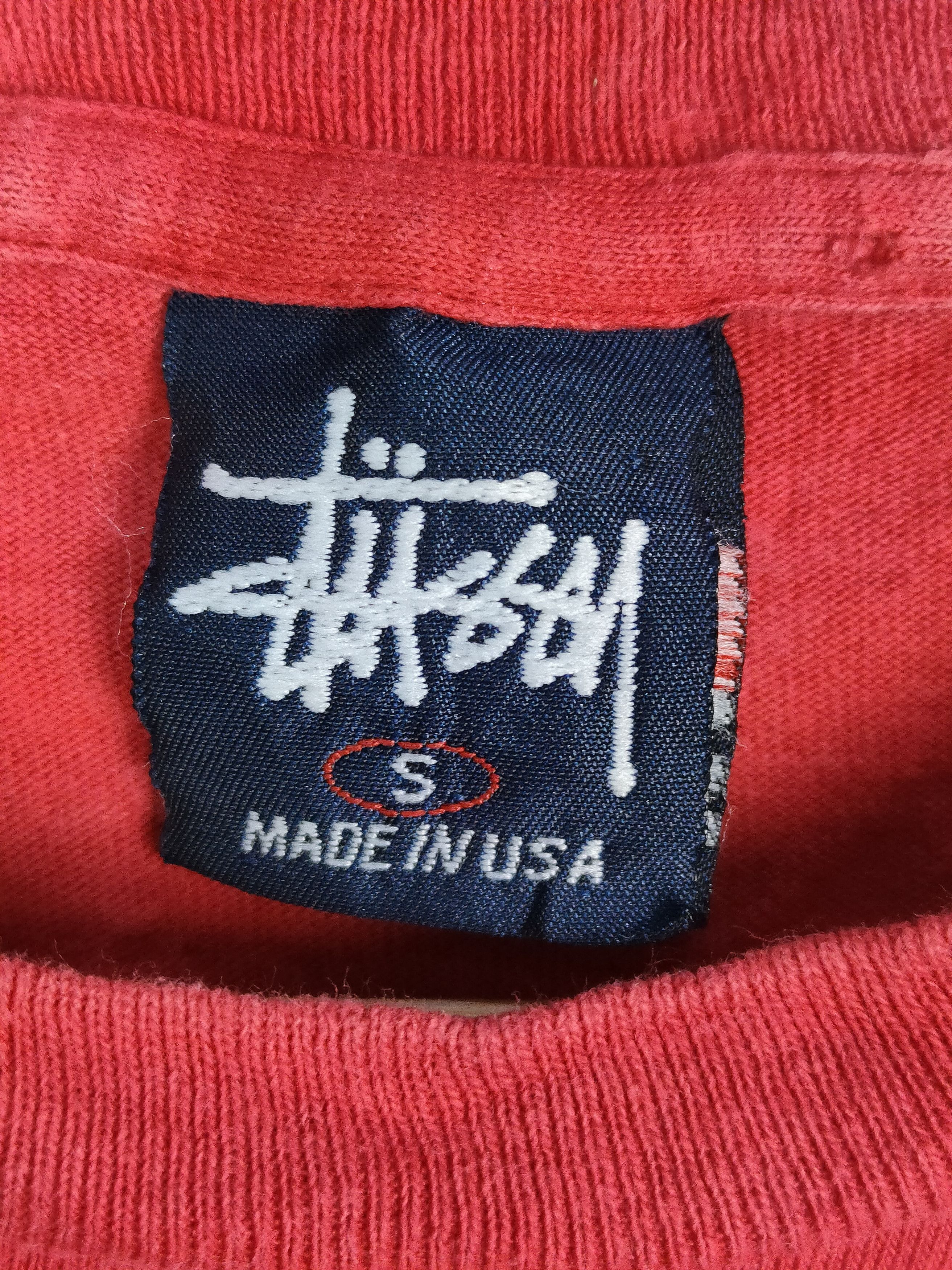 Stussy × Vintage Vintage 90s Sunfaded Stussy Multipurpose Shirt Size US S / EU 44-46 / 1 - 5 Thumbnail