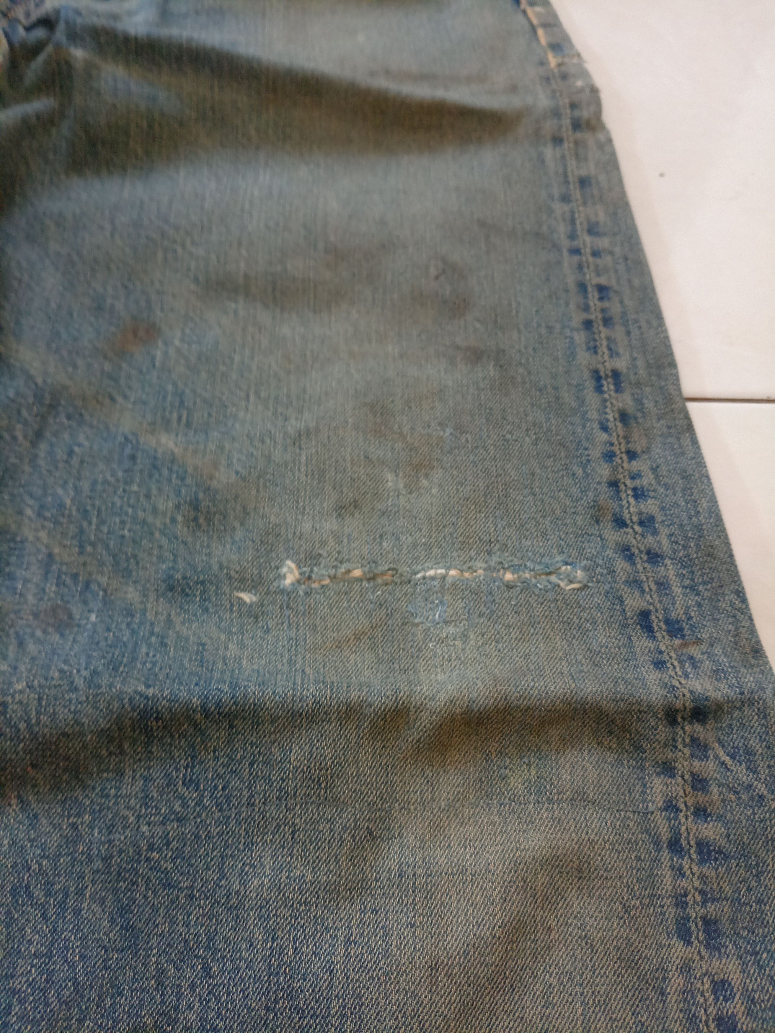 Levi's Vintage Levi's 501xx big E distressed jeans Size US 31 - 3 Thumbnail
