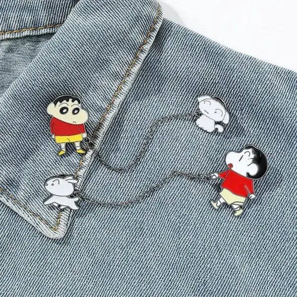 Jewelry Crayon Shin-Chan Lapel Pin Size ONE SIZE - 1 Thumbnail