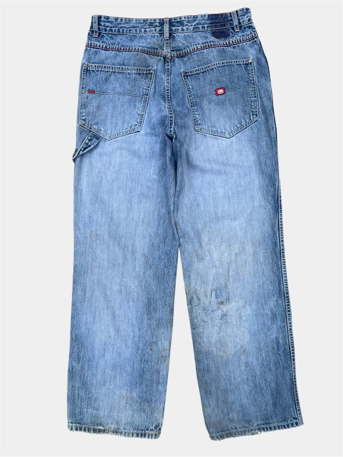 Ecko Unltd. Y2K Ecko Unltd Denim Foundry Carpenter‎ Baggy Jeans Size US 32 / EU 48 - 2 Thumbnail