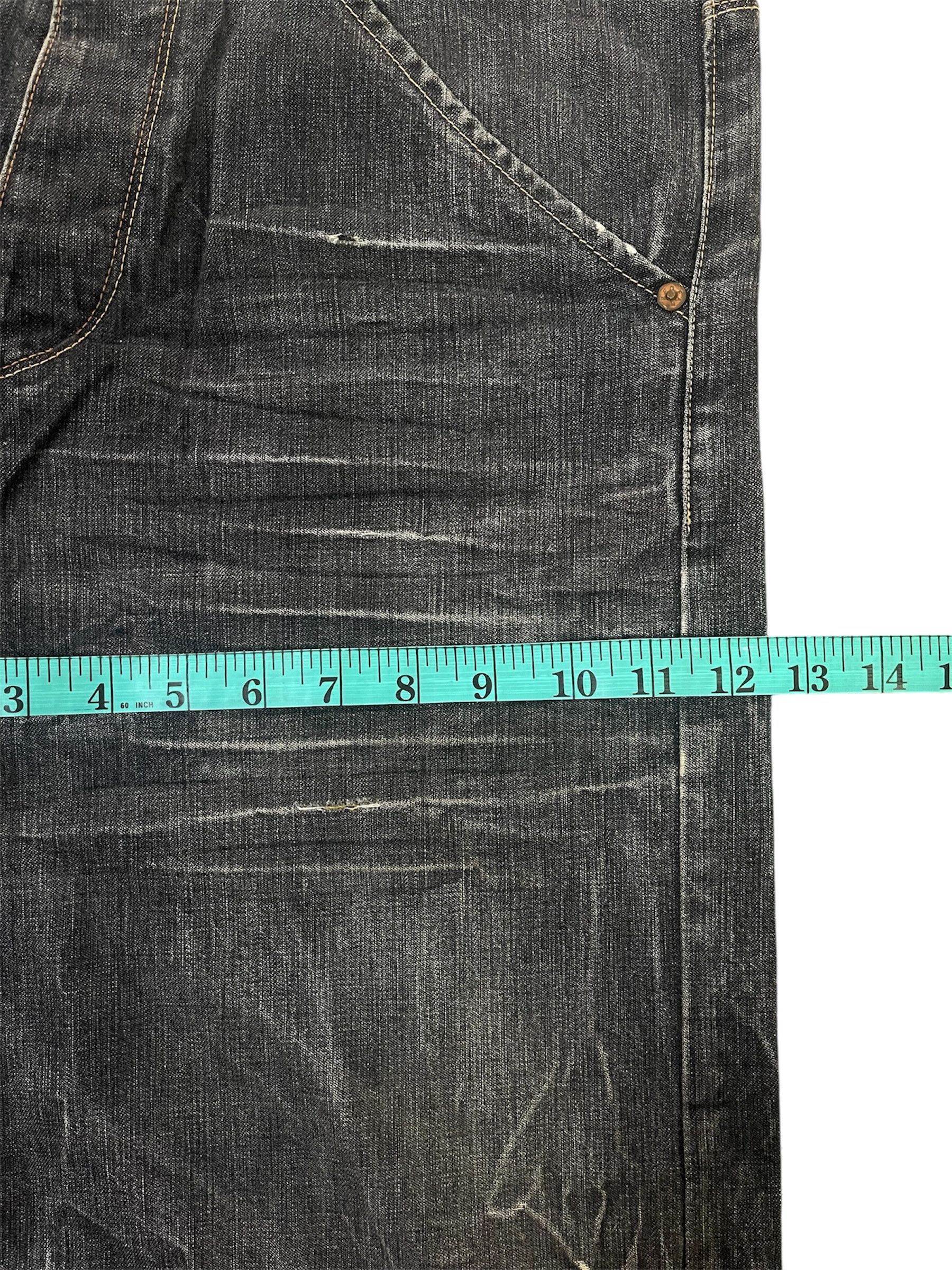 JNCO × Paul Smith × Paul Smith Red Ear Single Pocket Baggy Fit Wide Leg Thunder Kendrick Lamar Size US 31 - 23 Thumbnail