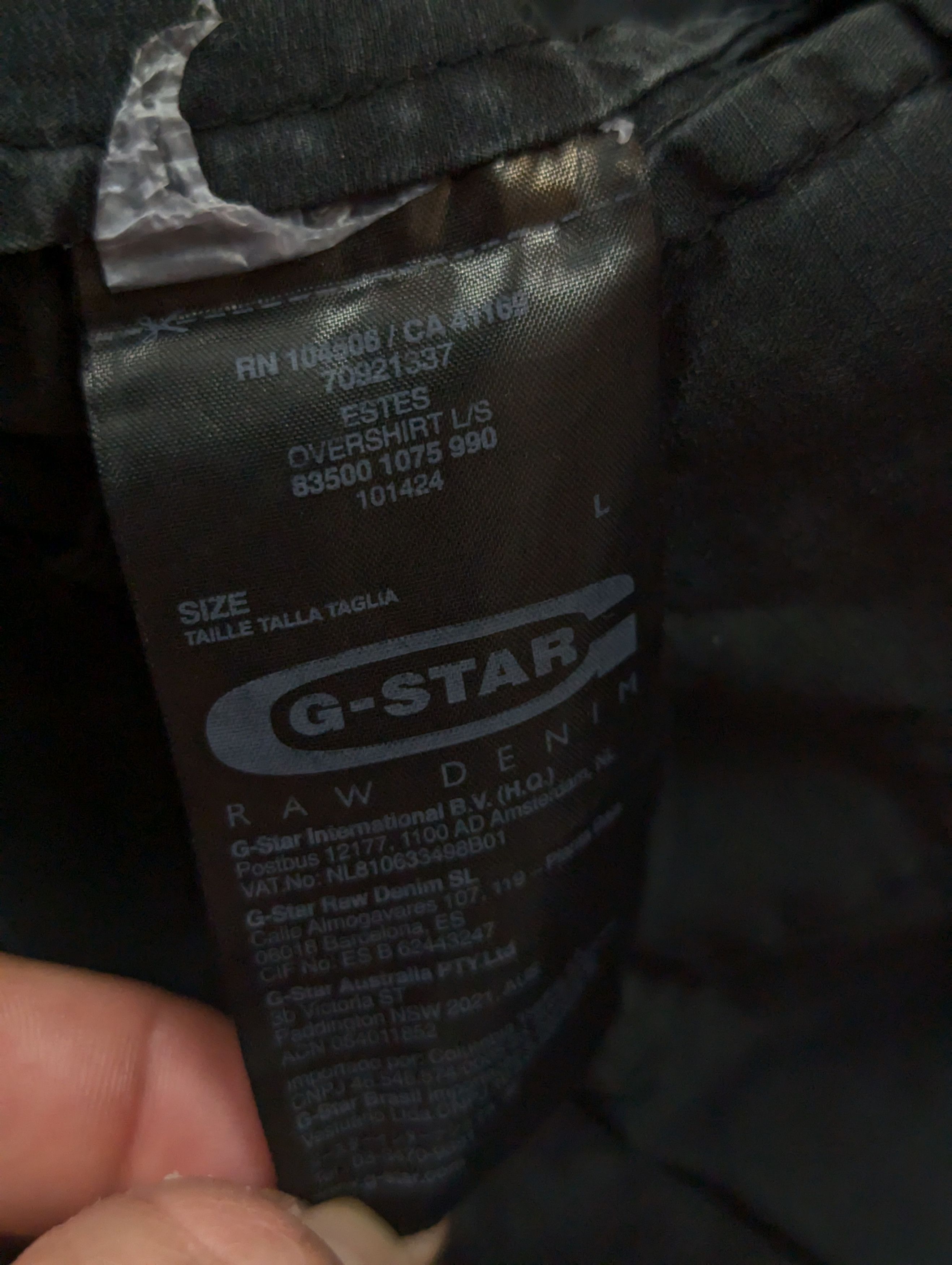 G-Star VTG G-Star RAW Faded Distressed Jacket L Size US L / EU 52-54 / 3 - 10 Thumbnail