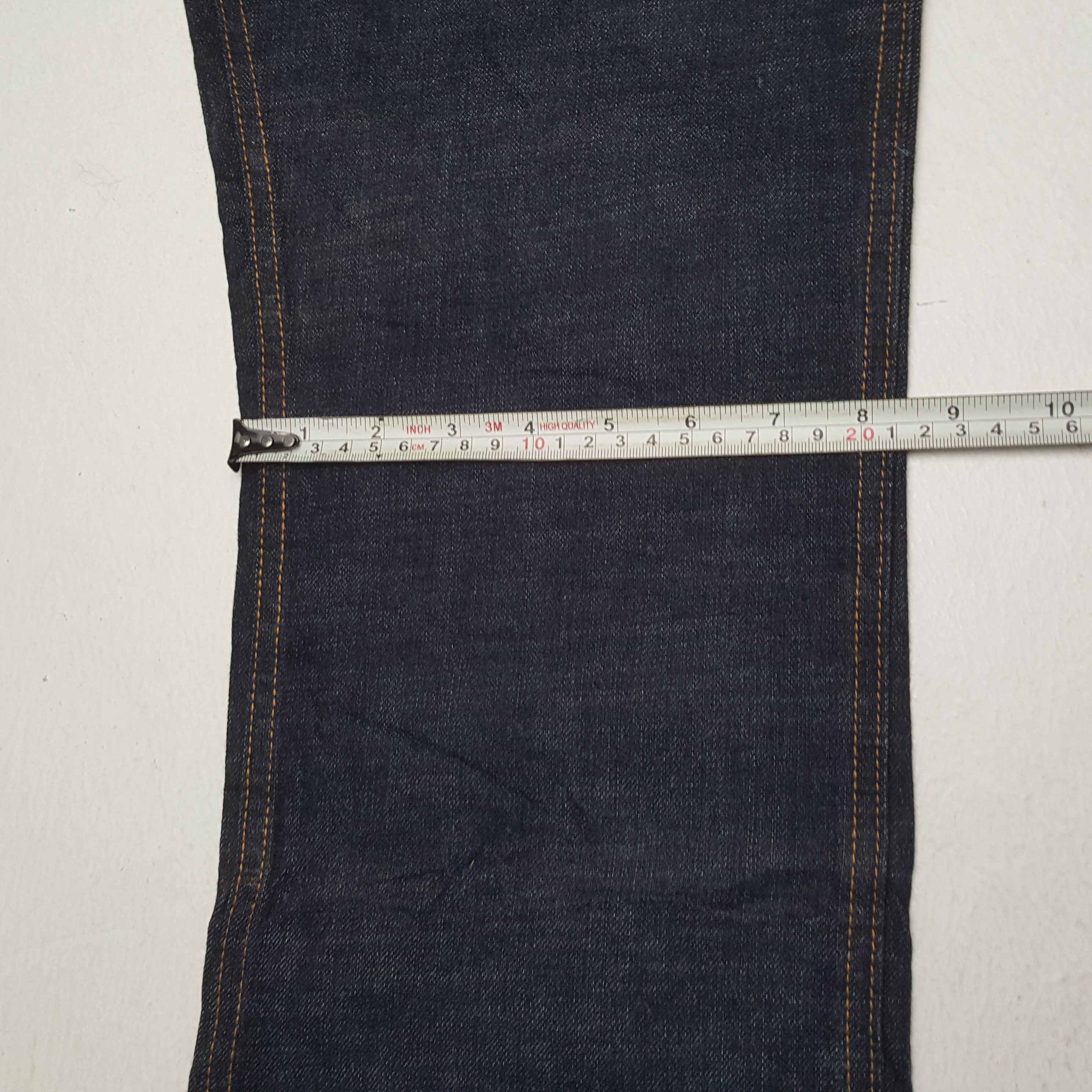 Vintage Vintage X-GIRL Japanese Fashion Brand Overall Denim Jeans Size 35" - 11 Thumbnail