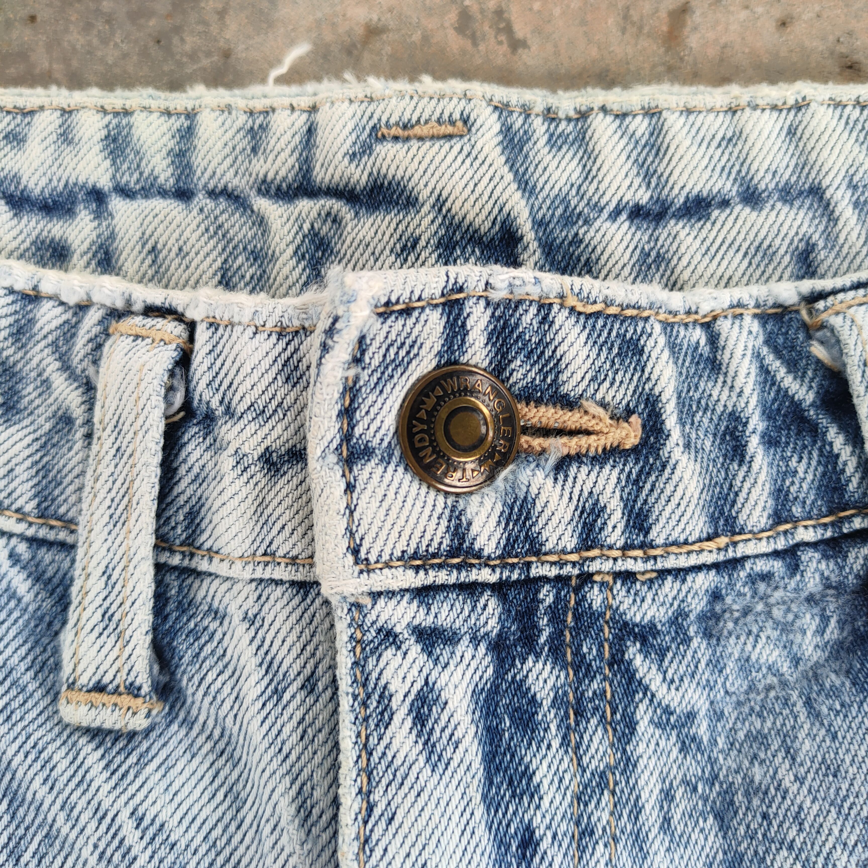 Seditionaries × Wrangler VINTAGE EURO WRANGLER FADED DISTRESSED JEANS DENIM PANTS Size US 36 / EU 52 - 7 Thumbnail