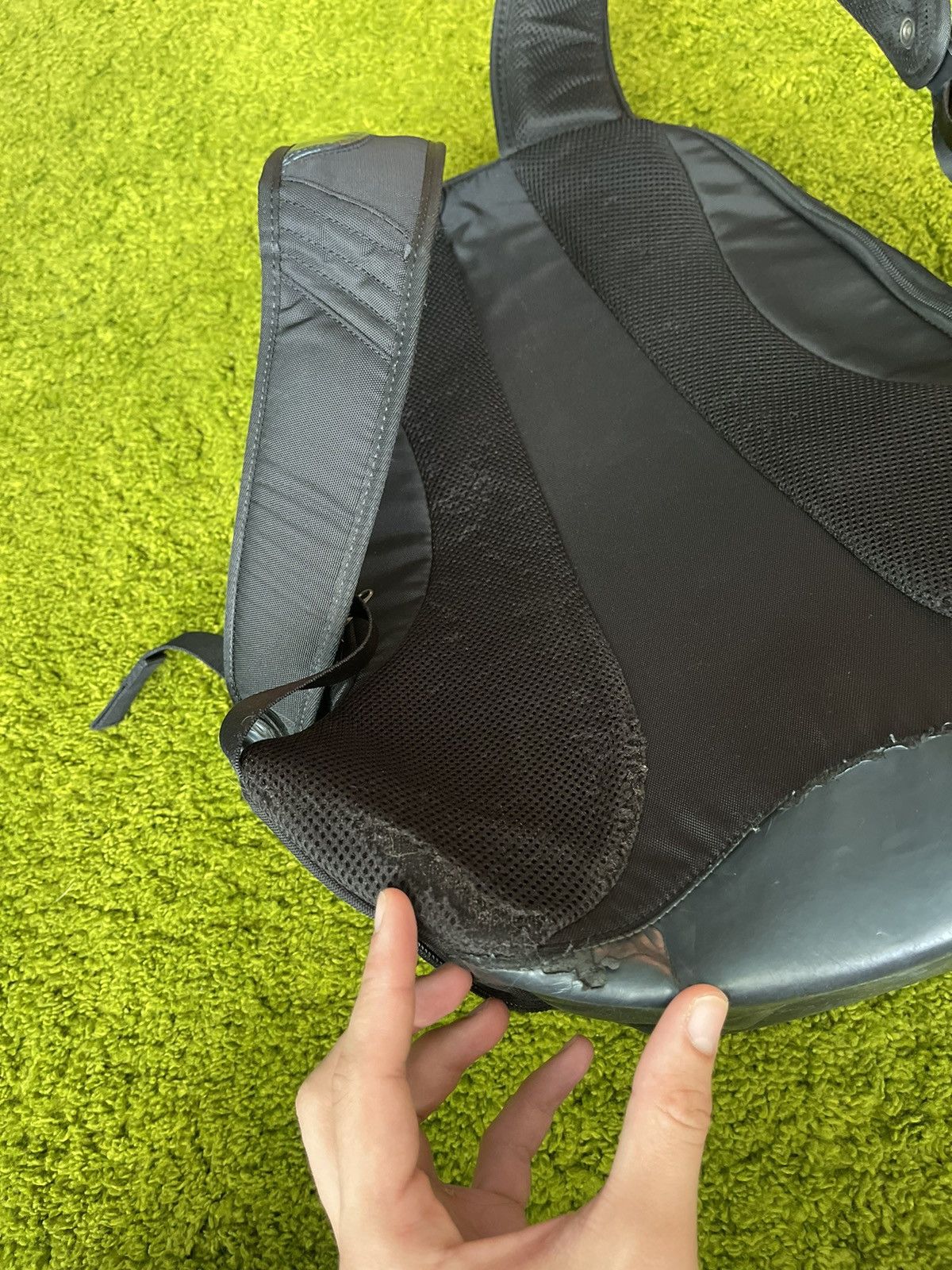 Nike × Vintage Nike 2000s vintage gorpcore style faded backpack bag Y2K Size ONE SIZE - 10 Thumbnail