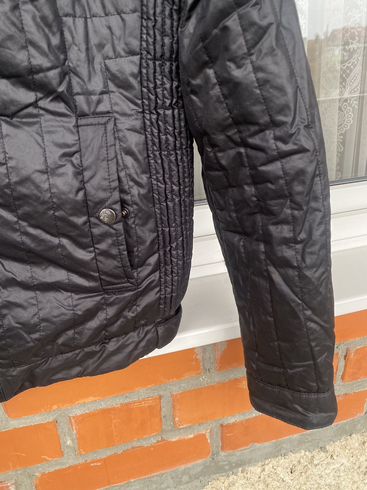 Versace 🖤Gianni Versace Collection Quilted Moto Jacket Size US S / EU 44-46 / 1 - 3 Thumbnail