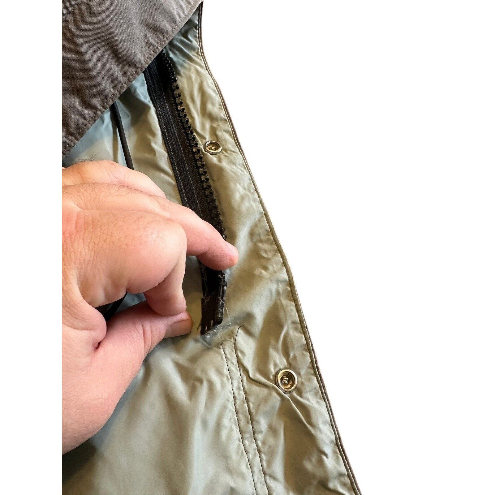 Vintage LL Bean Baxter State Park Made USA Jacket Gray Sz L
