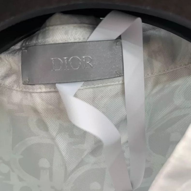 Dior Dior Logo Silk Long Sleeve Shirt-2505 Size US M / EU 48-50 / 2 - 3 Thumbnail