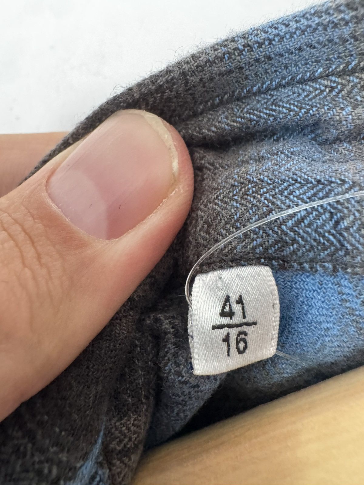 Saint Laurent Paris Surf Sound Blue Ss16 Hedi Flannel Size US XL / EU 56 / 4 - 3 Thumbnail
