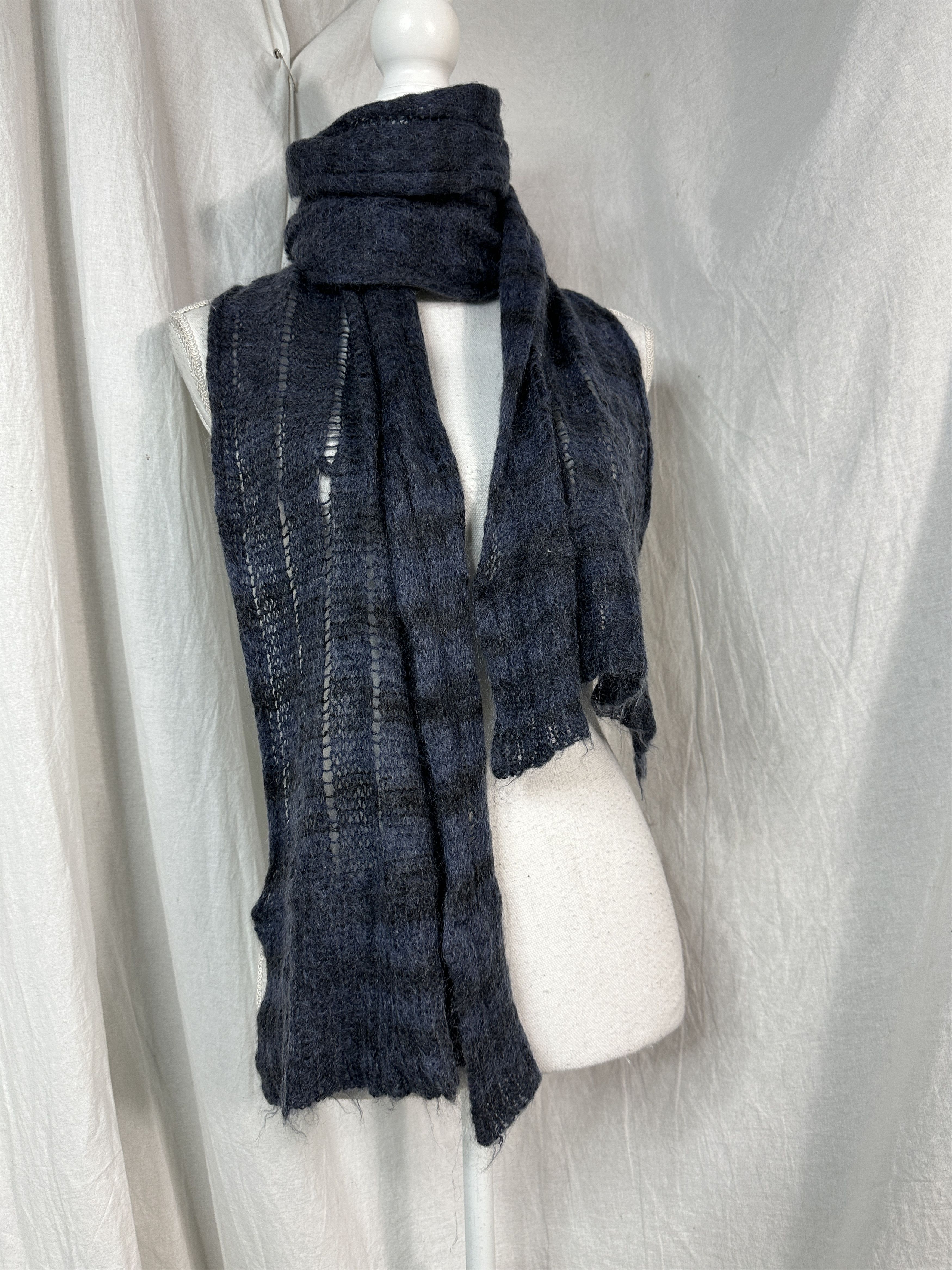 Allsaints × Vintage Mohair Vintage Allsaints Avant-Garde scarf Size ONE SIZE - 1 Thumbnail