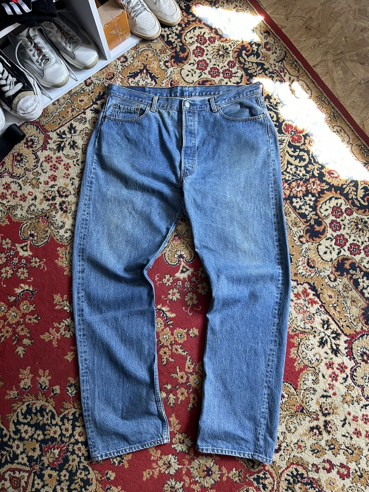 Levi's Vintage Clothing Vintage Levi’s 501 made in usa denim jeans pants Size US 40 / EU 56 - 1 Thumbnail