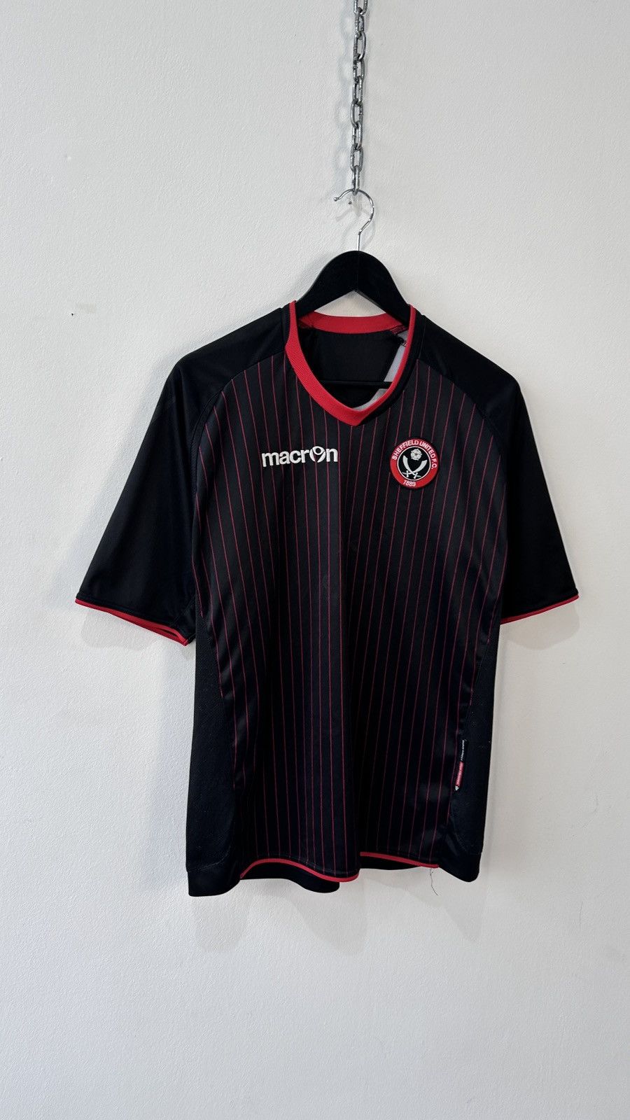 Macron Sheffield United 2010-2011 Away Football Shirt Jersey Macron Size US L / EU 52-54 / 3 - 2 Thumbnail