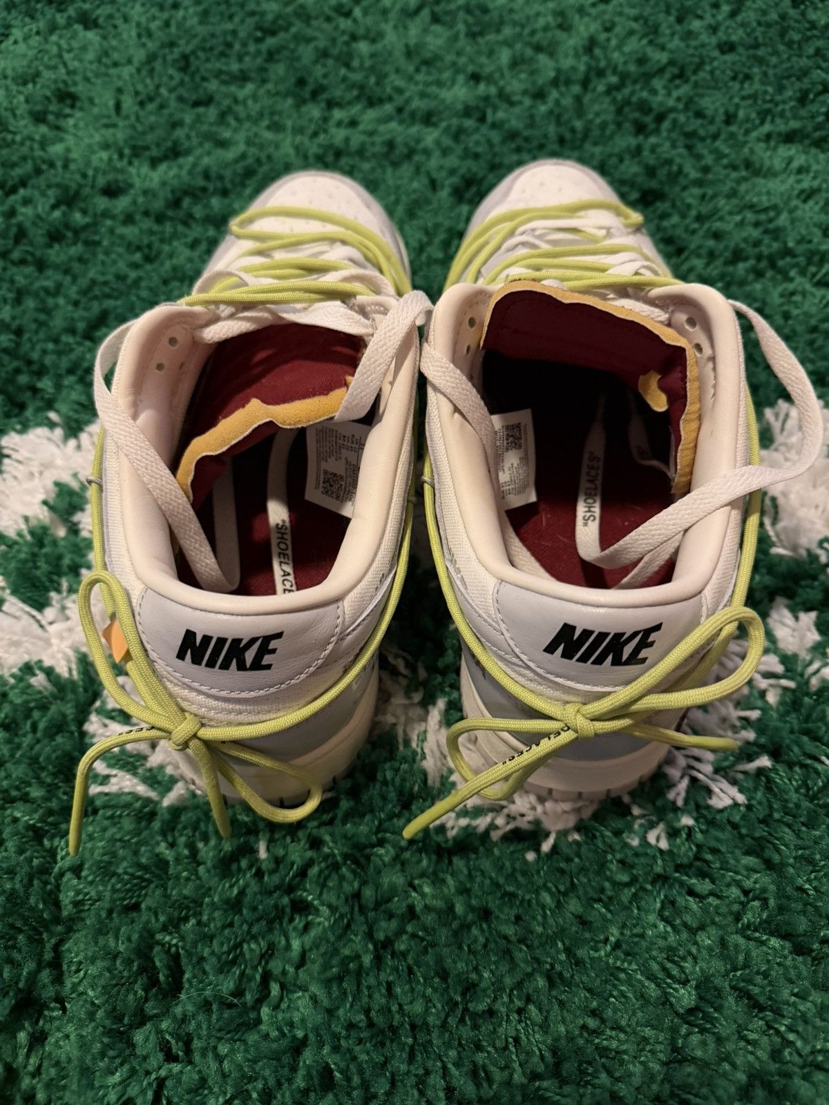 Nike × Off-White Nike x Off White Dunk Low Lot 08 Sz. 11 Size US 11 / EU 44 - 5 Thumbnail