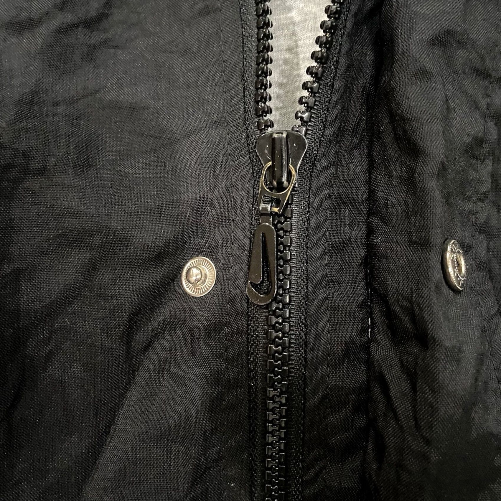 Nike VINTAGE Nike Windrunner Full Zip Windbreaker Jacket 90s Black L Adult Size L / US 10 / IT 46 - 7 Thumbnail