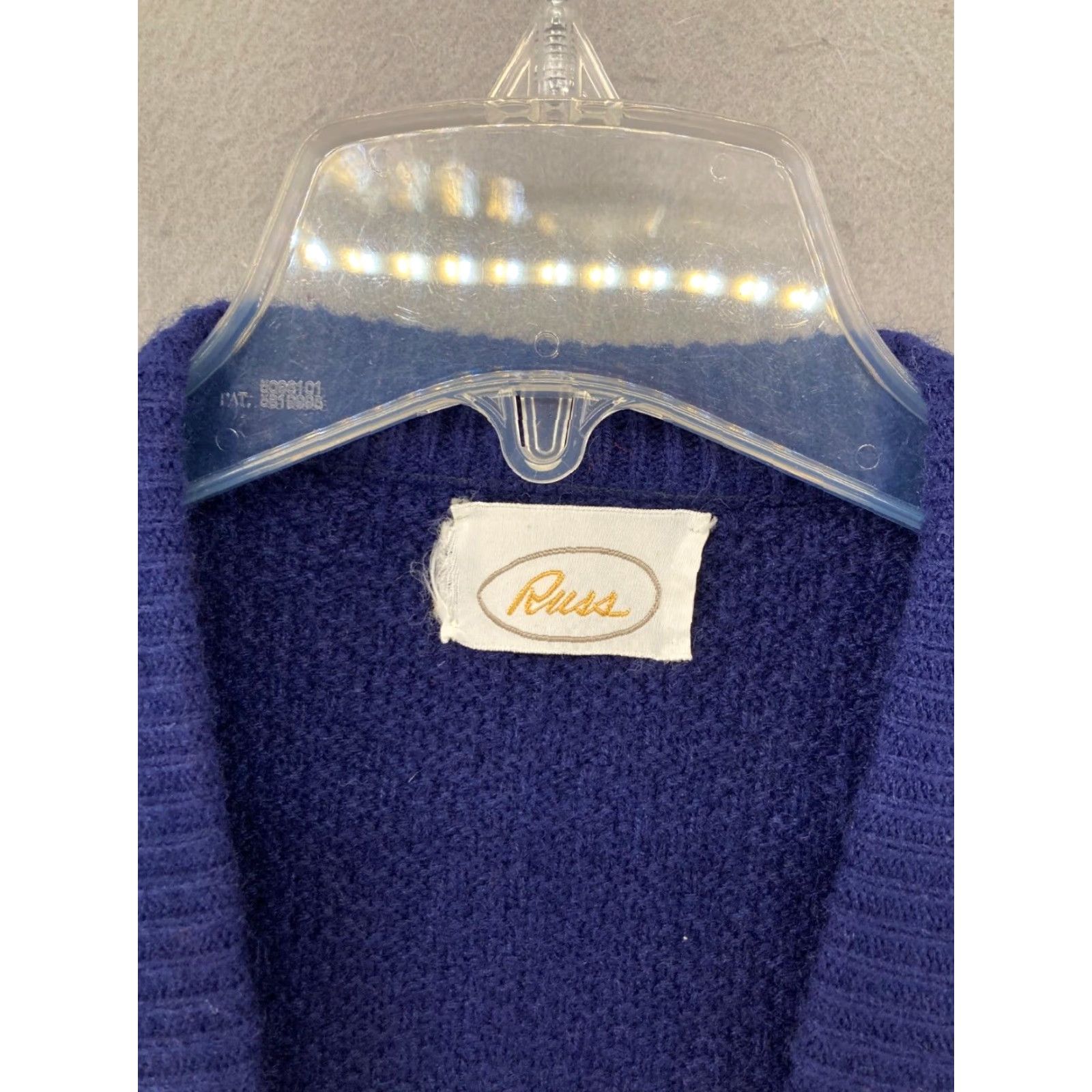 Vintage Russ Womens Vest Small Blue Vintage Cardigan Size S / US 4 / IT 40 - 4 Thumbnail