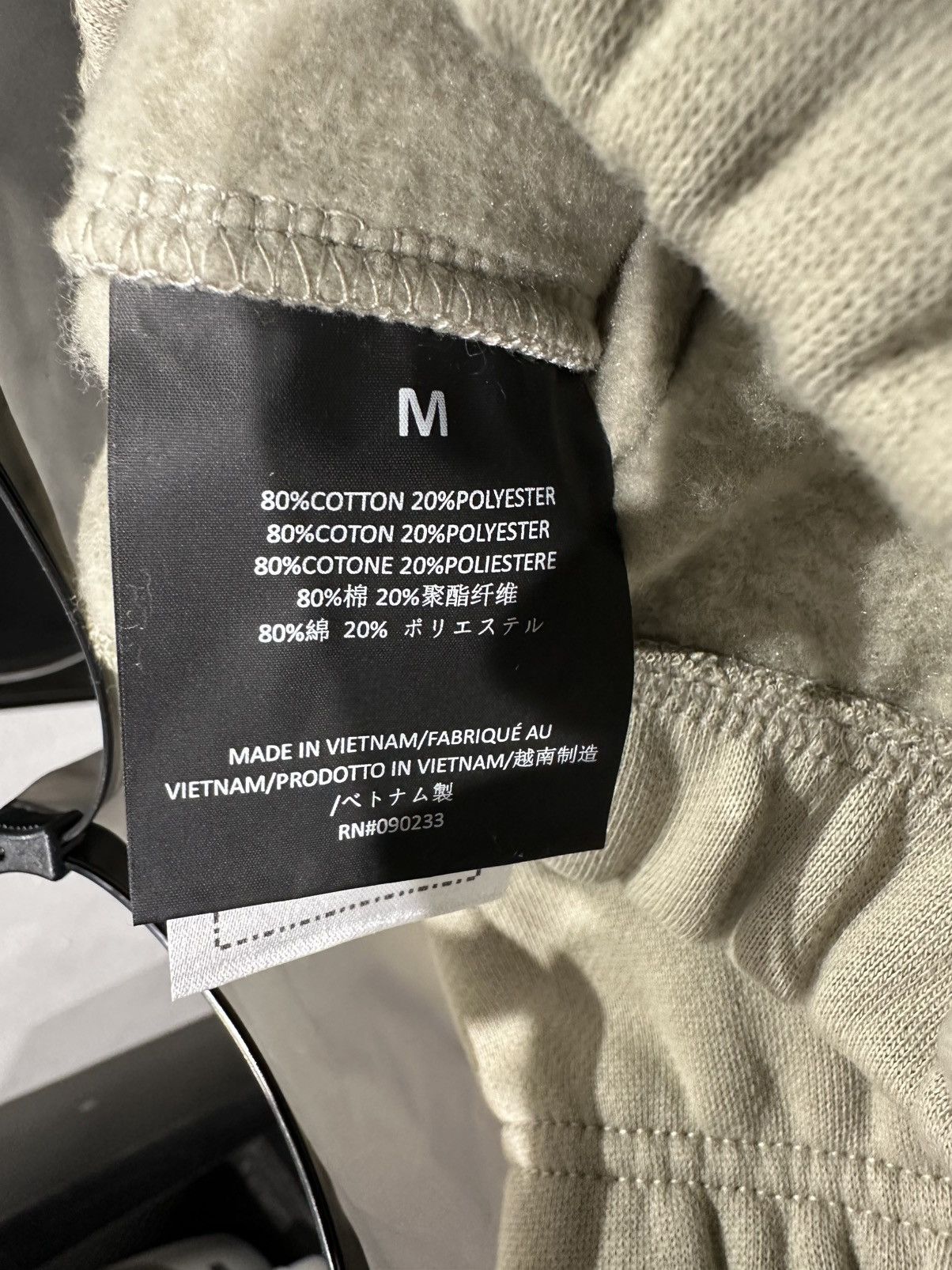 Essentials ESSENTIALS - Vintage Fleece Sweatpant Abbey Stone Size US 34 / EU 50 - 6 Thumbnail