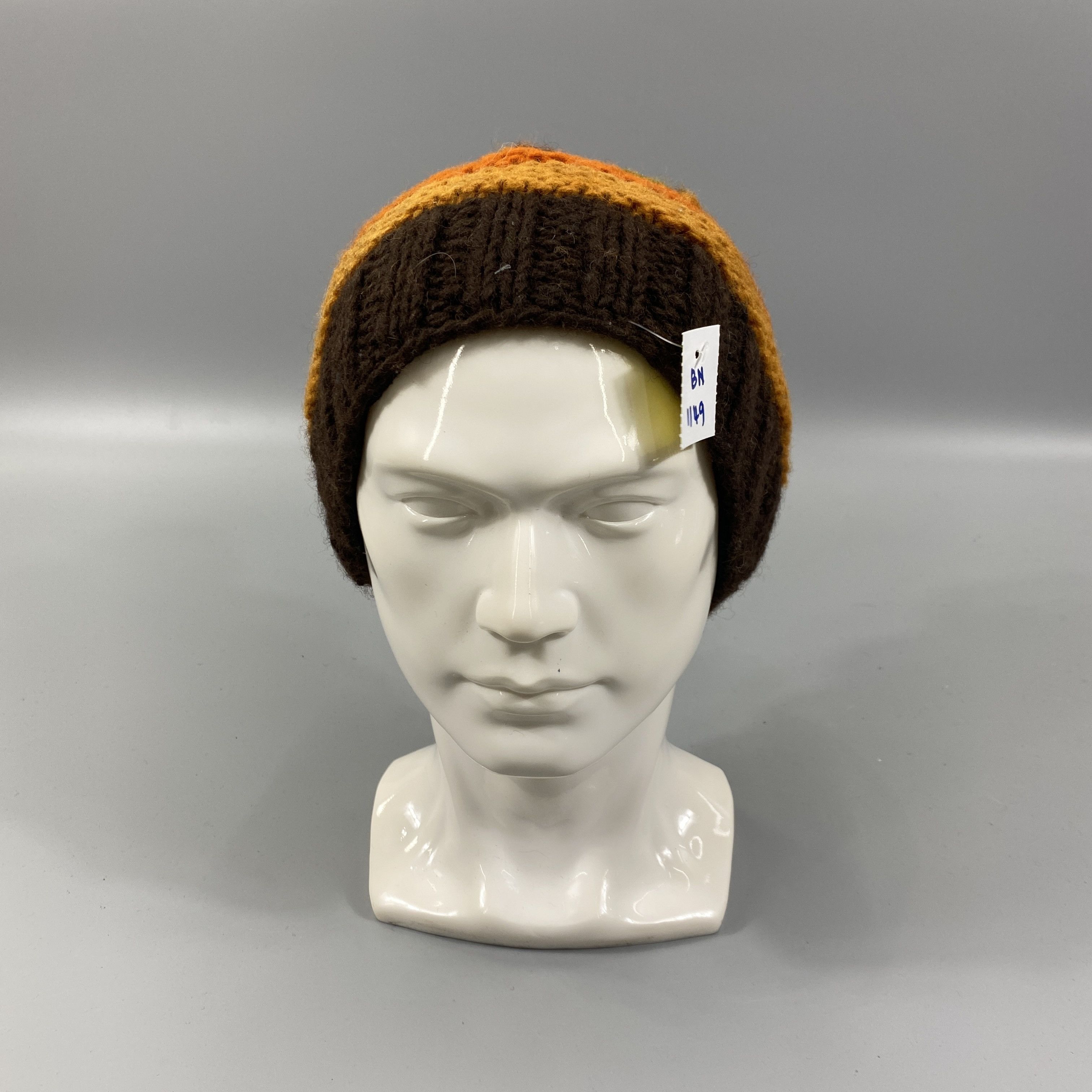 Japanese Brand Knit Four Layer Color Beanie Hats -BN1149 Size ONE SIZE - 3 Thumbnail
