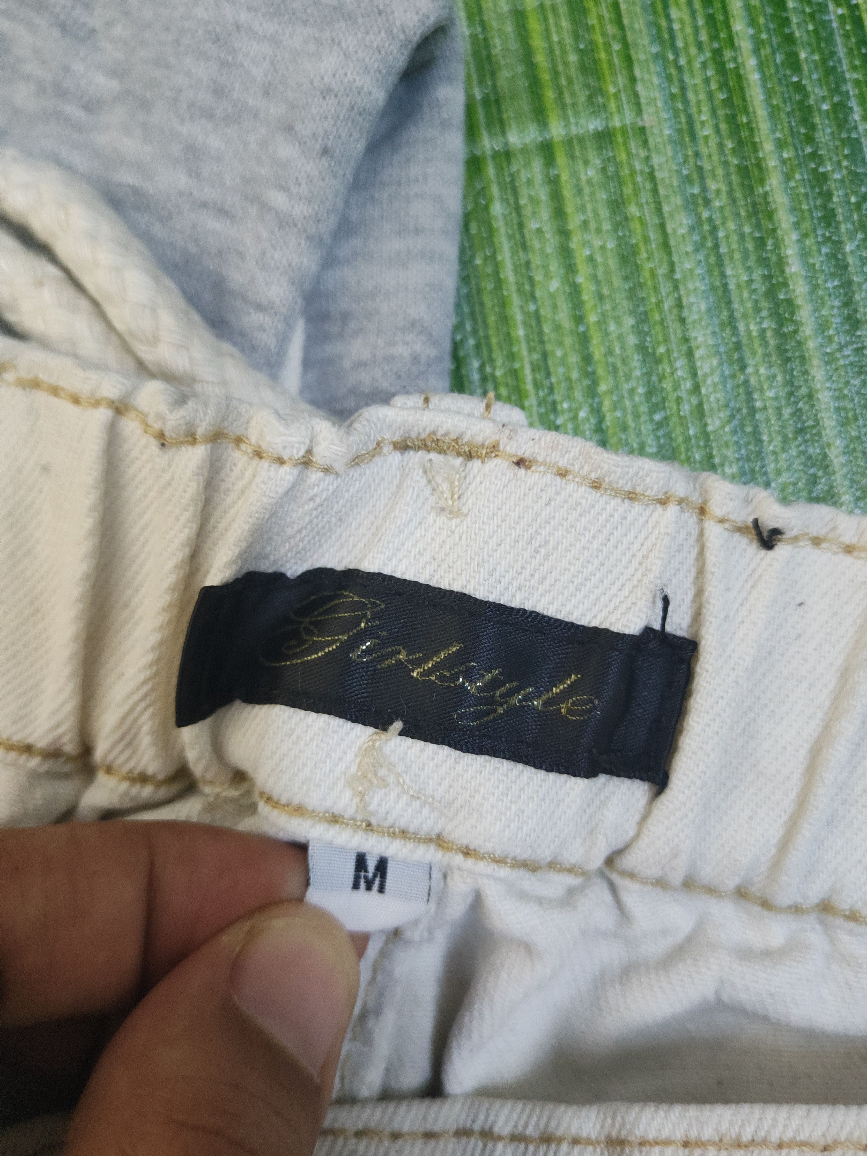 Japanese Brand DL Girlstyle White Gray Multipocket Casual Pants #46-013 Size 30" / US 8 / IT 44 - 13 Thumbnail