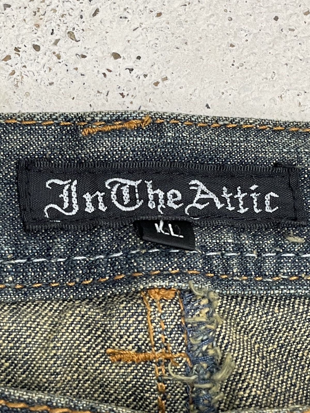 20471120 In the Attic Crazy Muddy Distressed Stud Japan Punk Denim Size US 32 / EU 48 - 17 Thumbnail