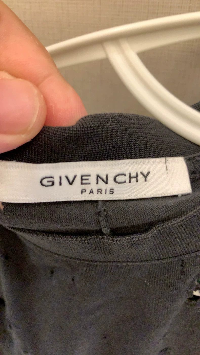 Givenchy Givenchy Big destruction short-sleeve black size xs loose Size US XS / EU 42 / 0 - 4 Thumbnail