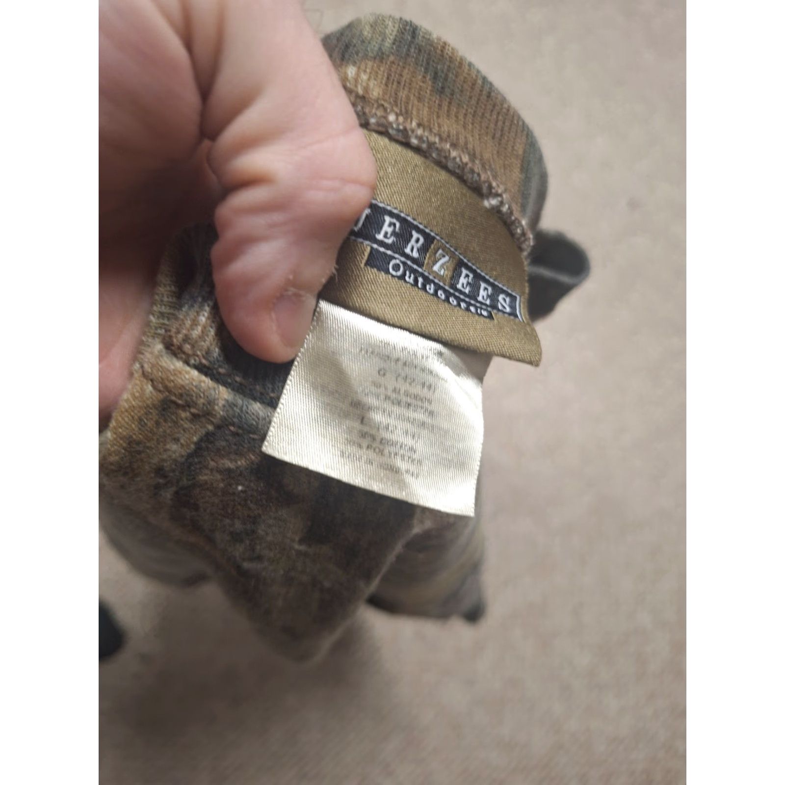 Jerzees VINTAGE Jerzees Sweatshirt Leaf Camo Realtree Hunting Outdoors Crew Neck Long Sleeve L Men Brown 90s Pullover Size US L / EU 52-54 / 3 - 2 Thumbnail