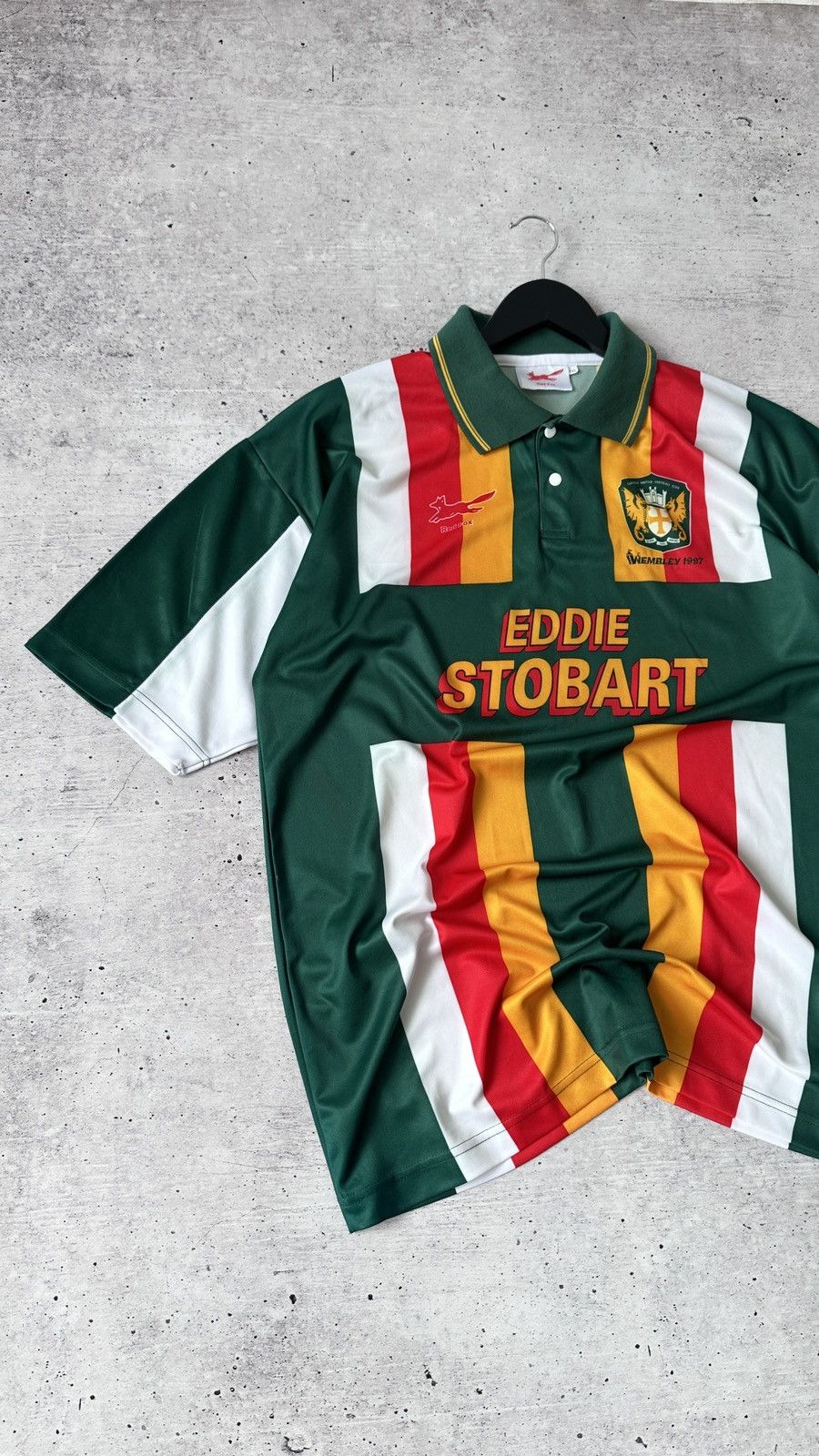 Other Carlisle United 1995 1997 Away Shirt Red Fox Jersey 2XL Rare Size US XXL / EU 58 / 5 - 2 Thumbnail
