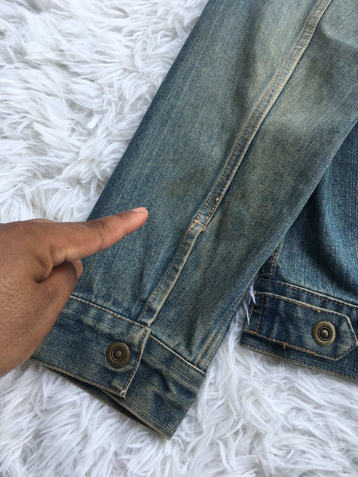Japanese Brand Rare Vintage PPFM Denim Jacket Size US L / EU 52-54 / 3 - 11 Thumbnail