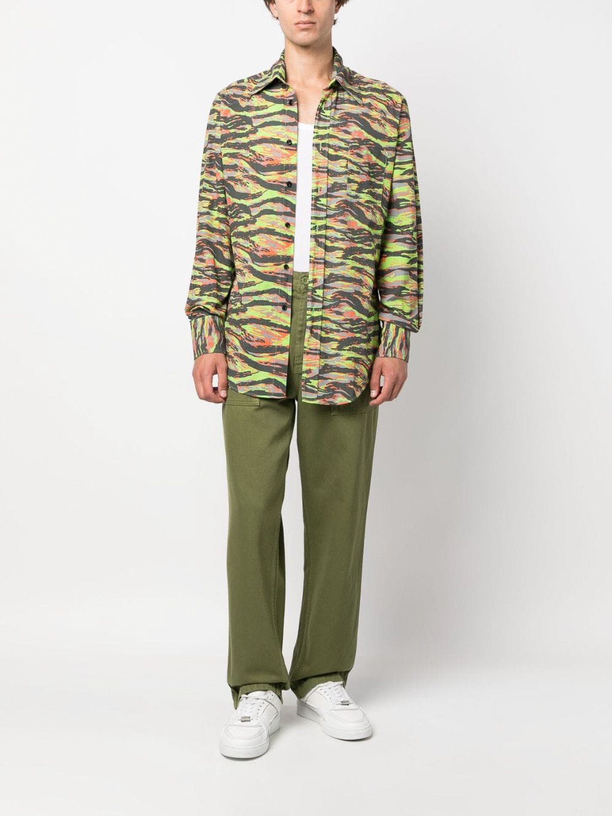 ERL o1y0125 Patterned Shirt in Multicolor Size US XL / EU 56 / 4 - 5 Thumbnail
