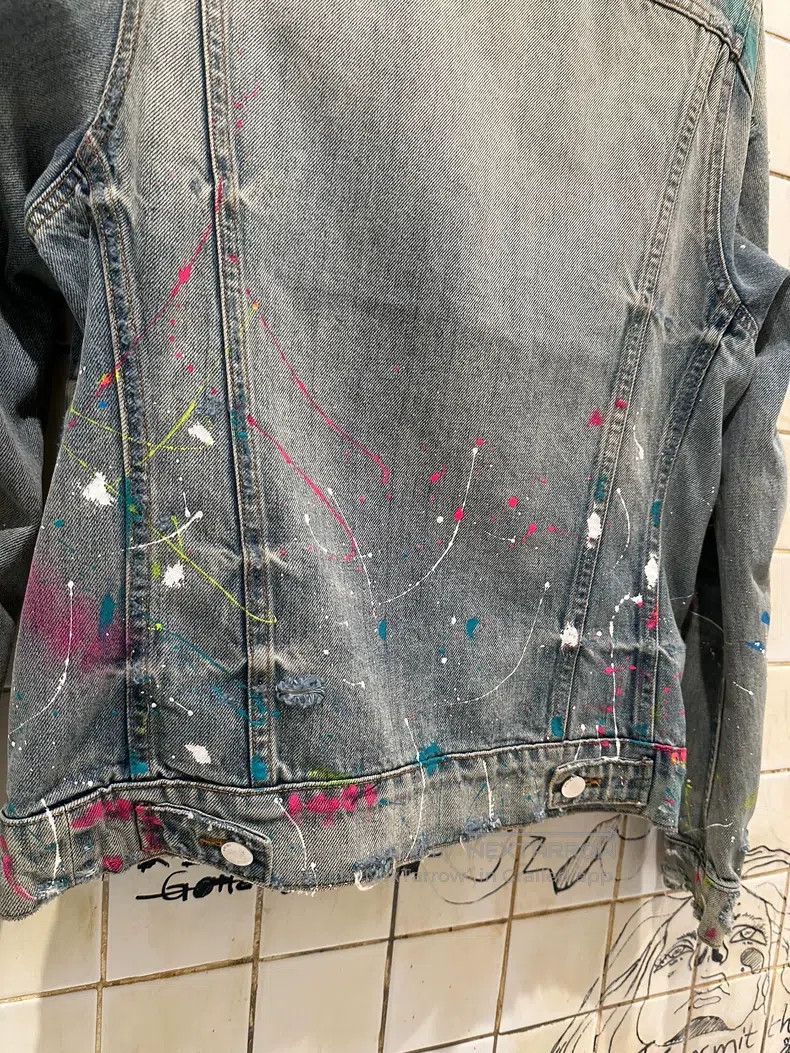 Amiri Amiri Size S Colorful splashed ink spots, worn-out effect, Size US S / EU 44-46 / 1 - 9 Thumbnail
