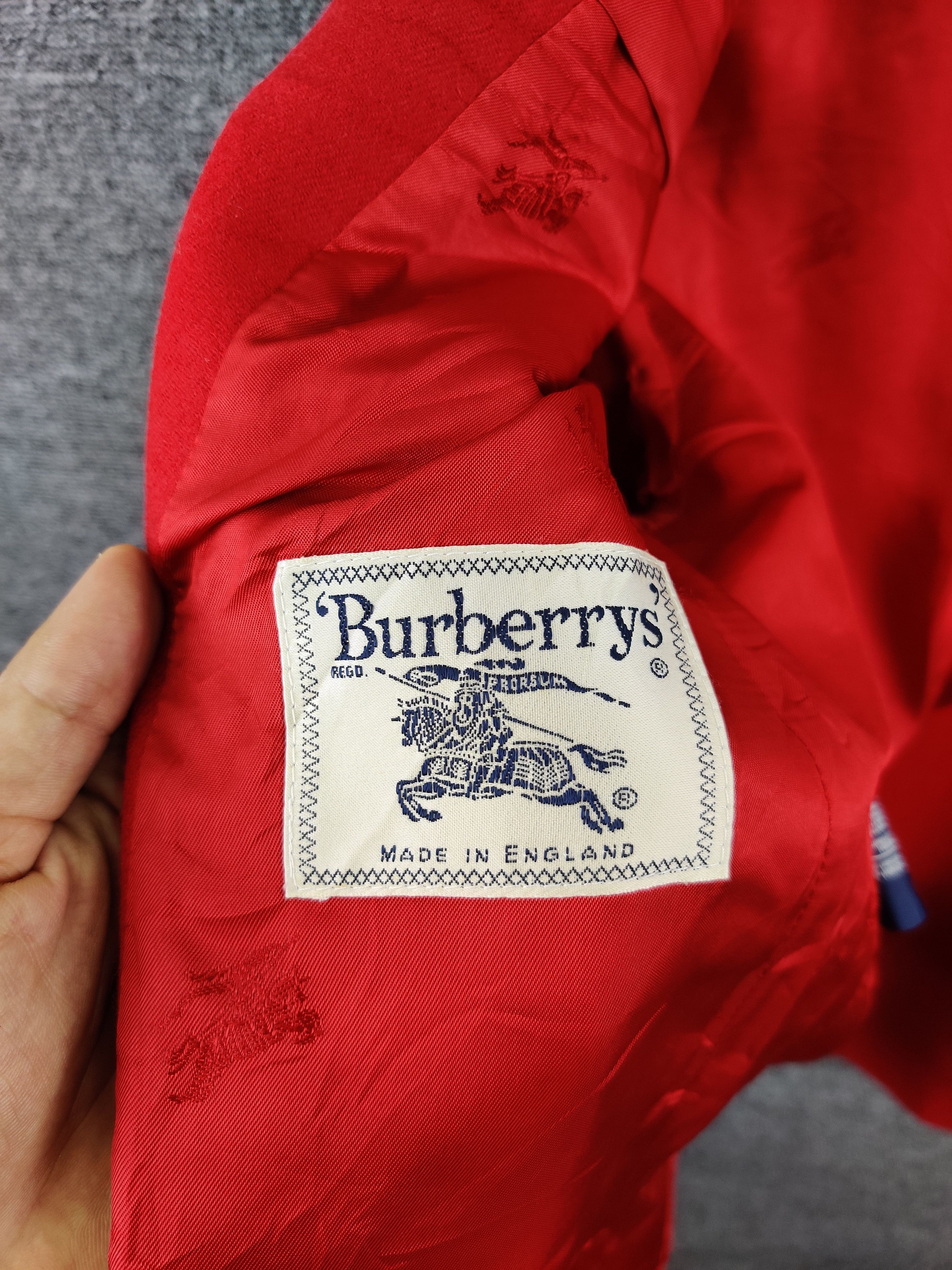 Burberry Vintage Burberry Soft Wool Single Breasted Blazer Size US M / EU 48-50 / 2 - 10 Thumbnail