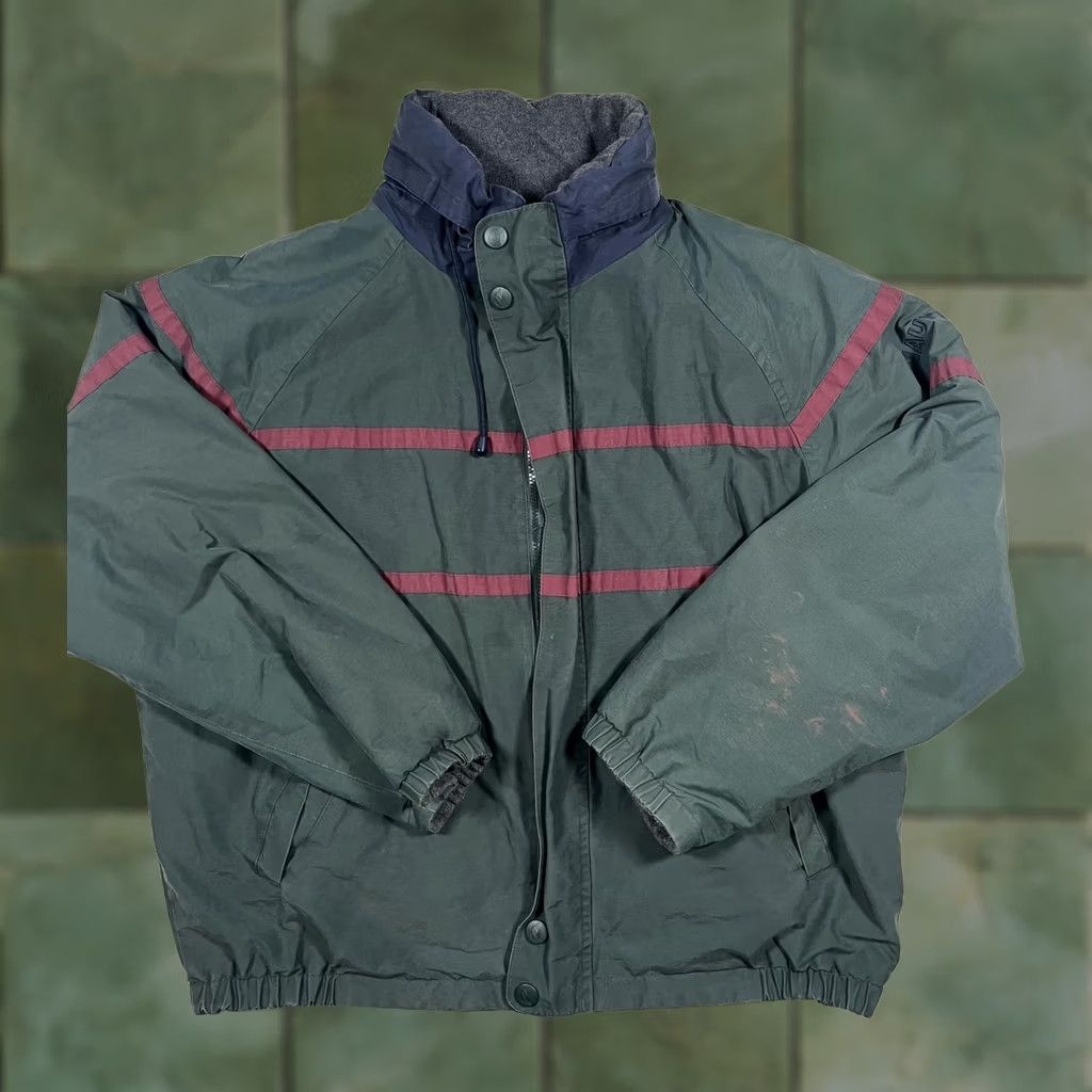 Nautica VINTAGE Nautica Jacket Mens 2XL Green Reversible Windbreaker Hong Kong 90s Size US XXL / EU 58 / 5 - 1 Thumbnail