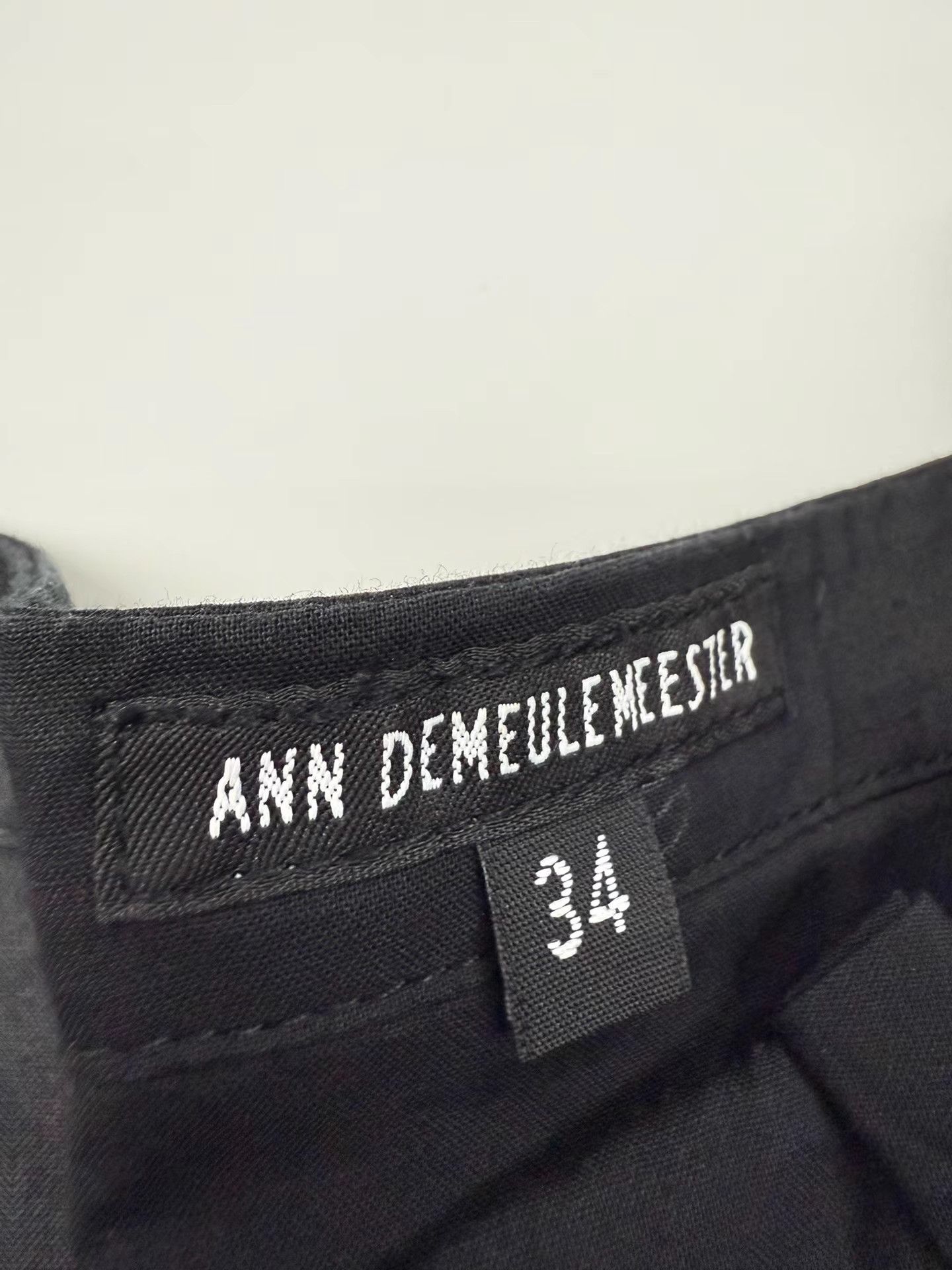 Ann Demeulemeester Ann Demeulemeester Black Ruched Shirt Dress K20 Size XXS / US 00 / IT 34 - 7 Thumbnail