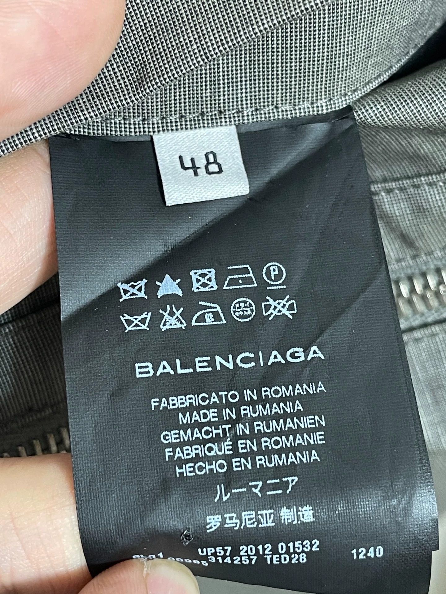 Balenciaga Balenciaga Slim Fit Jacket 48/50 Size US M / EU 48-50 / 2 - 7 Thumbnail
